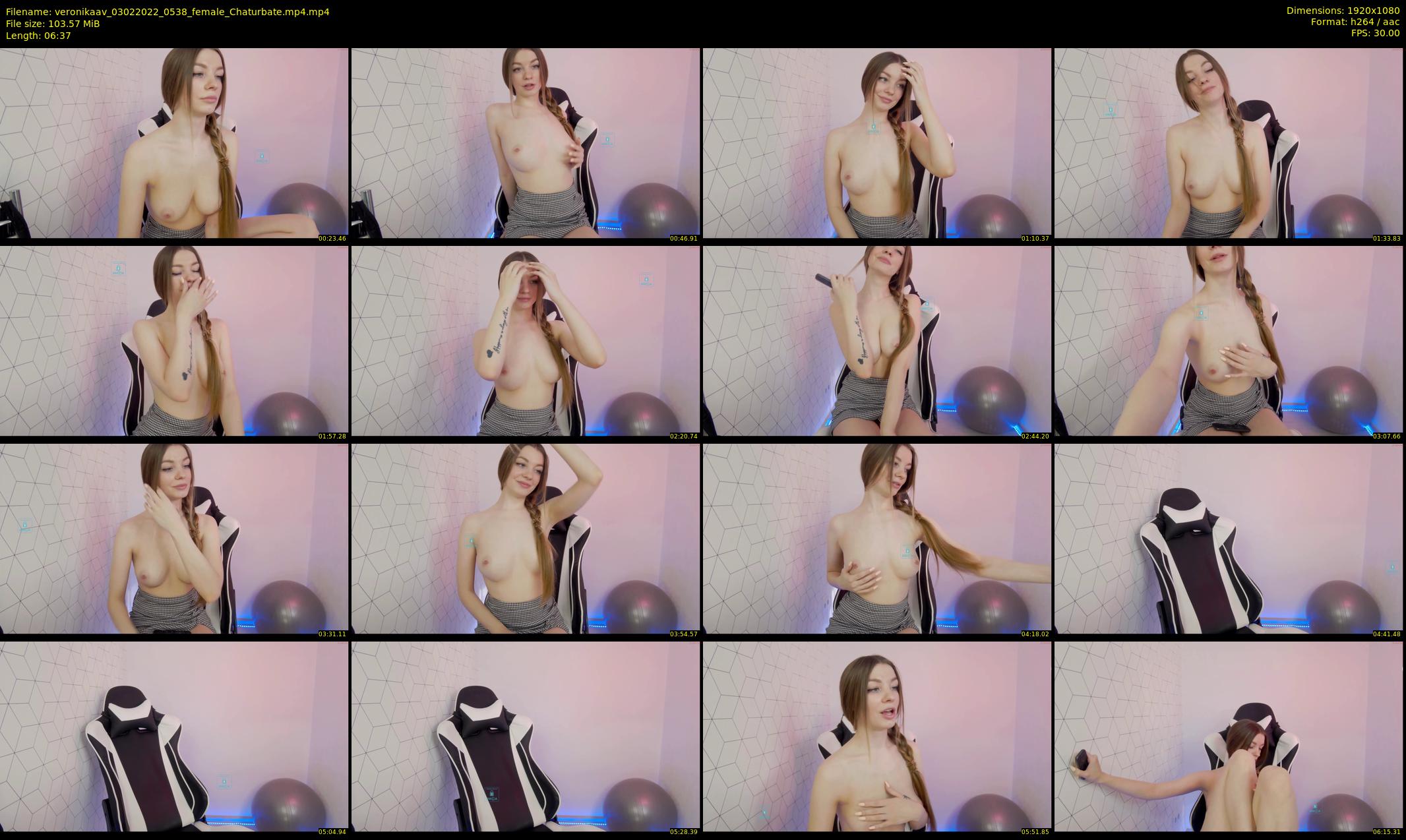 veronikaav — 7 minute Chaturbate female cam show recording, 1080p, Feb 3, 2022