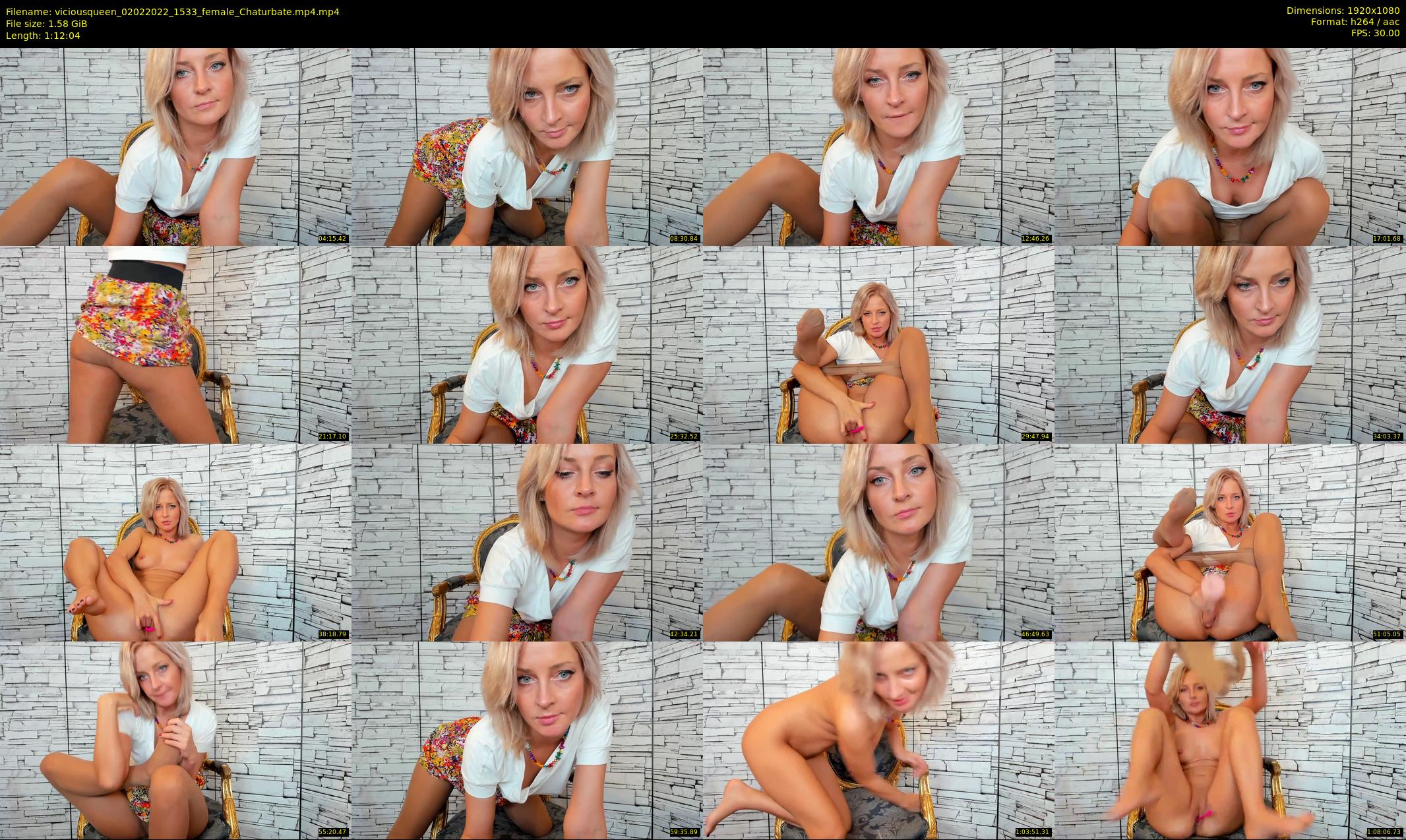 viciousqueen — 73 minute Chaturbate female cam show recording, 1080p, Feb 2, 2022