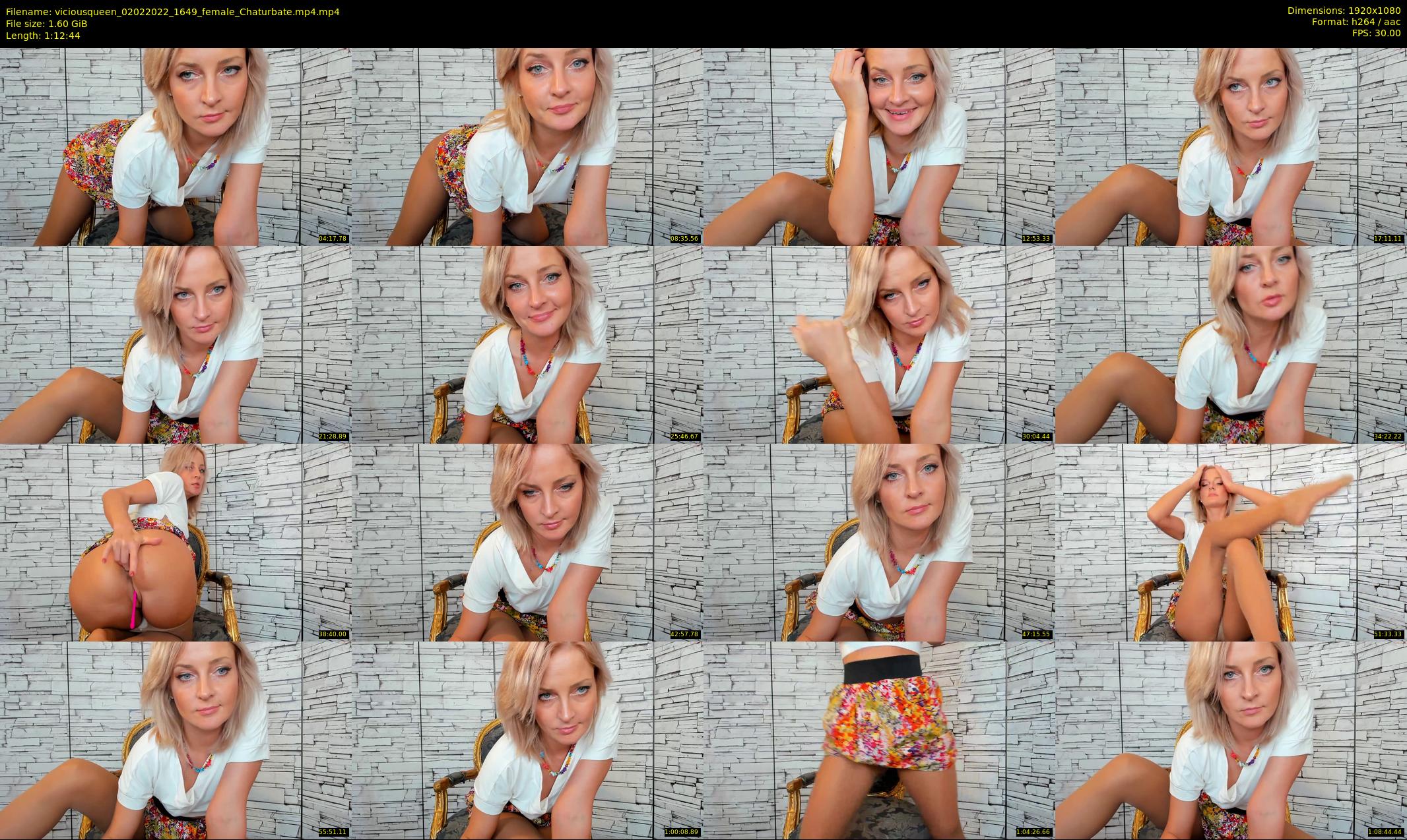 viciousqueen — 73 minute Chaturbate female cam show recording, 1080p, Feb 2, 2022