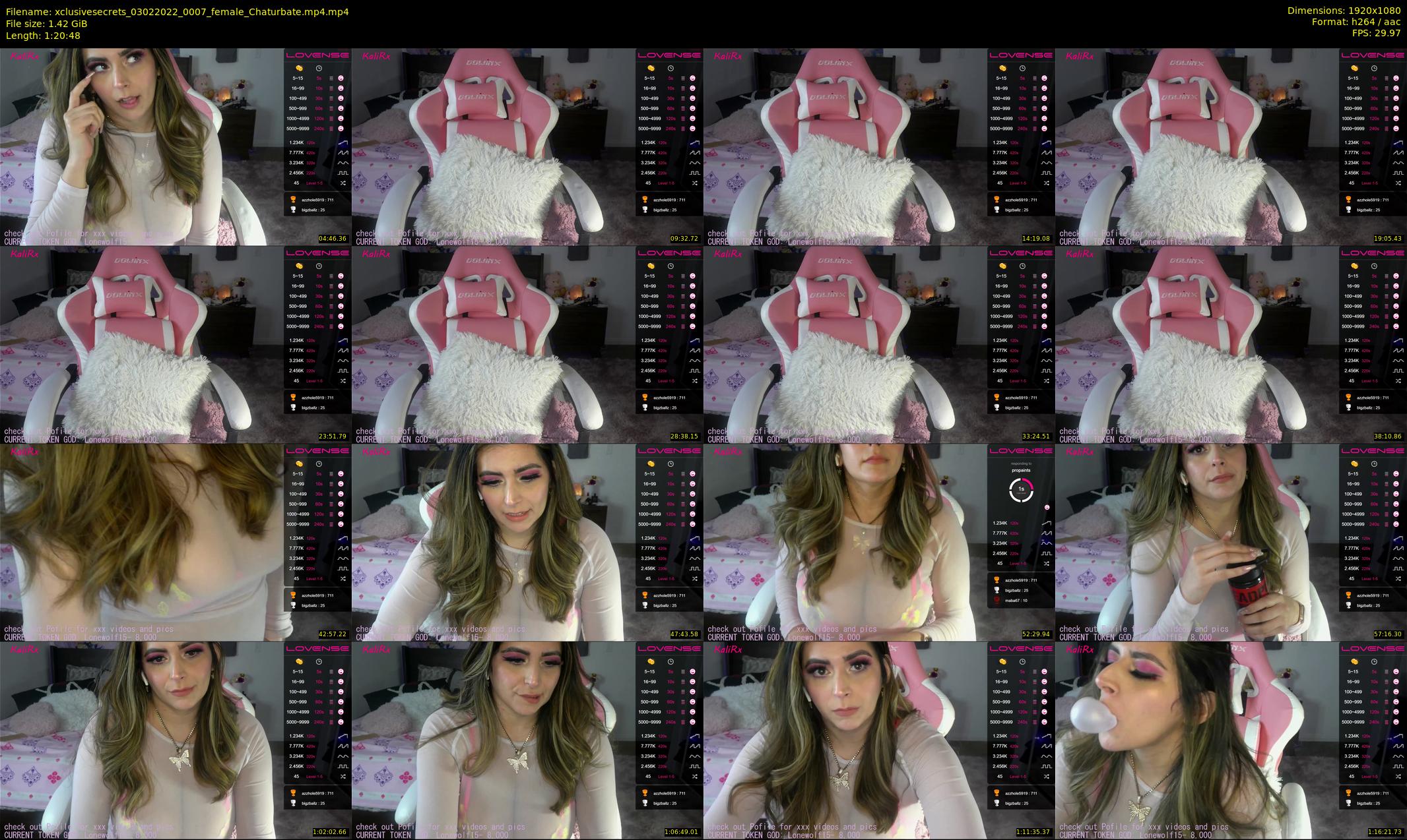 xclusivesecrets — 81 minute Chaturbate female cam show recording, 1080p, Feb 3, 2022