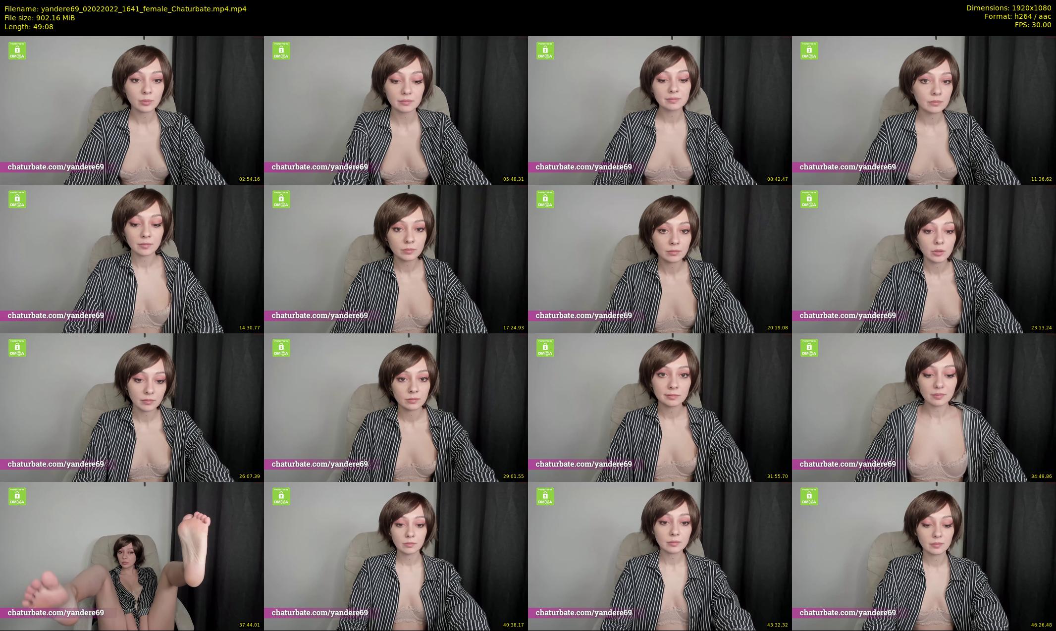 yandere69 — 50 minute Chaturbate female cam show recording, 1080p, Feb 2, 2022