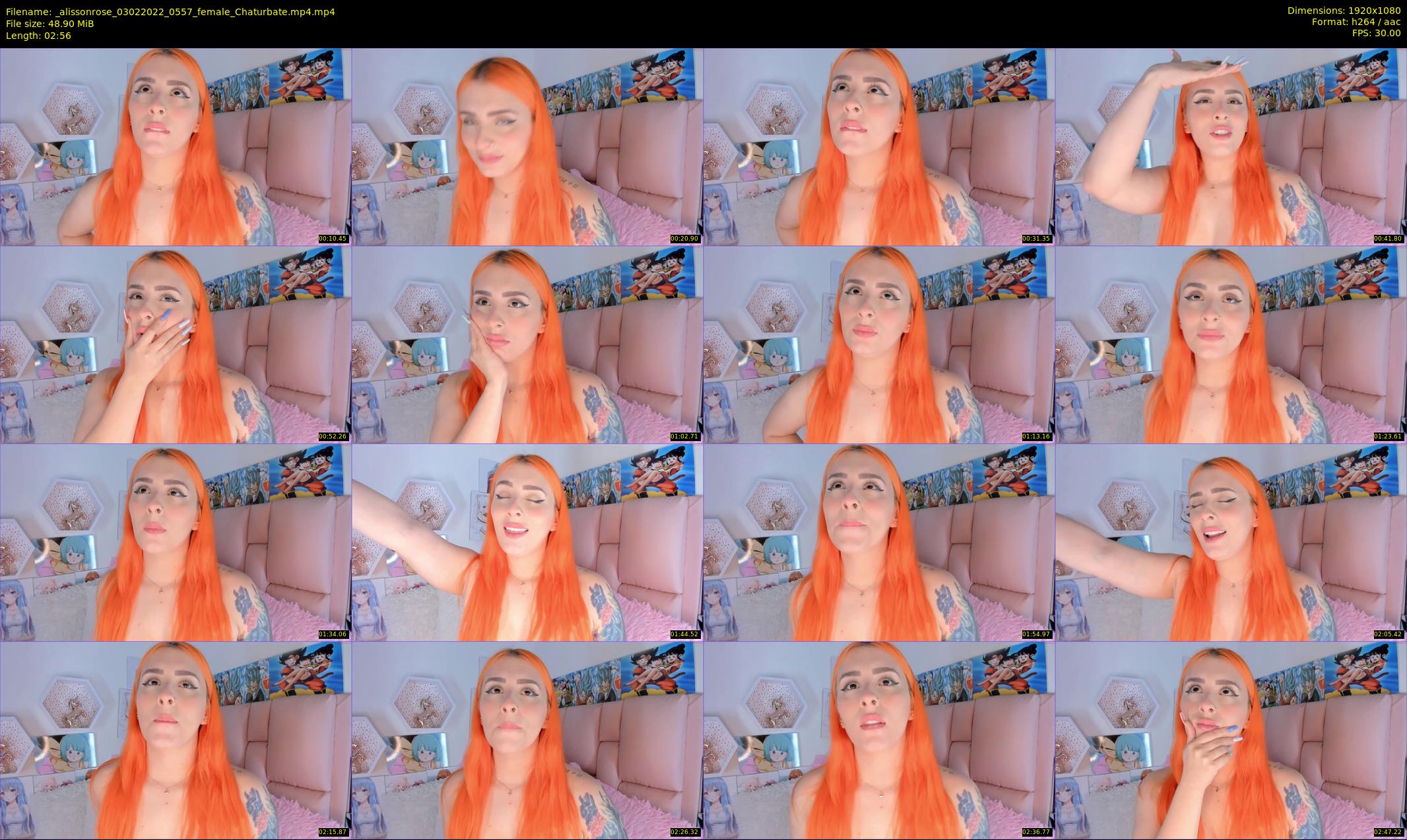 _alissonrose — 3 minute Chaturbate female cam show recording, 1080p, Feb 3, 2022