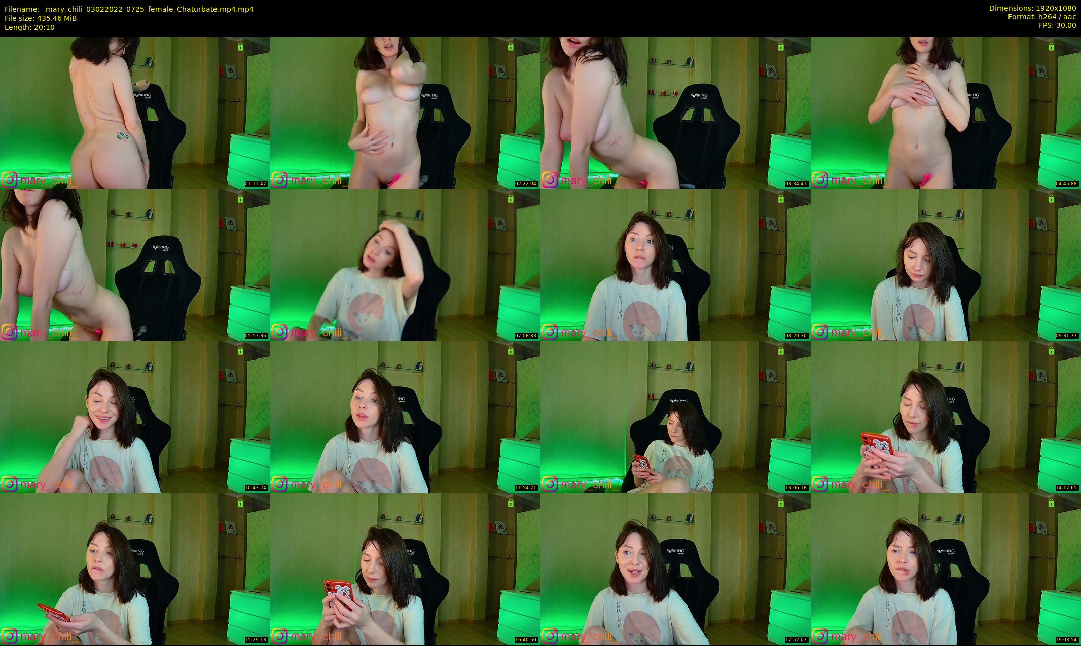 _mary_chili — 21 minute Chaturbate female cam show recording, 1080p, Feb 3, 2022