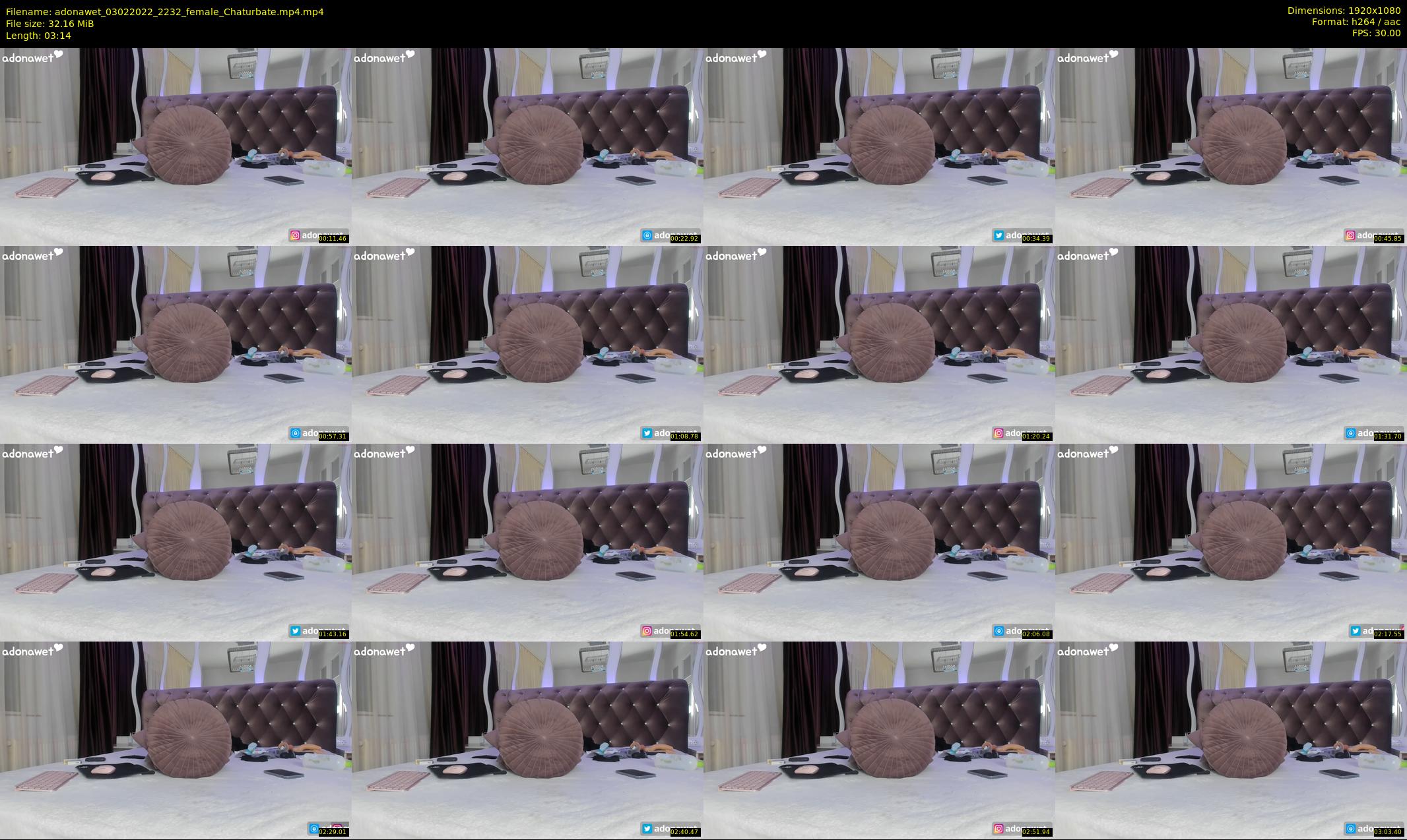adonawet — 4 minute Chaturbate couple cam show recording, 1080p, Feb 3, 2022