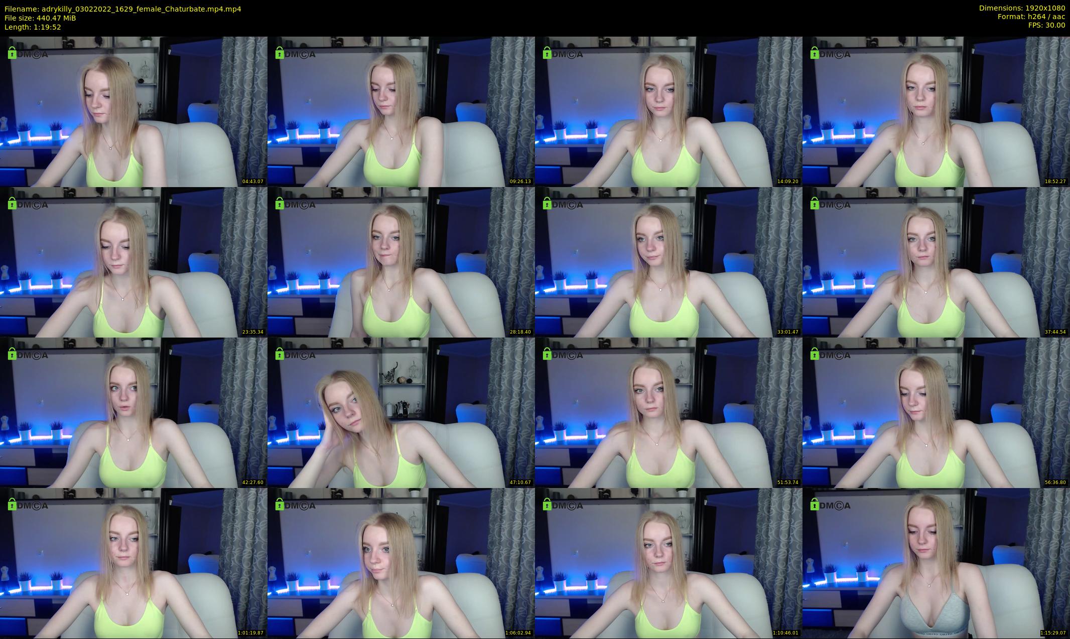 adrykilly — 80 minute Chaturbate female cam show recording, 1080p, Feb 3, 2022