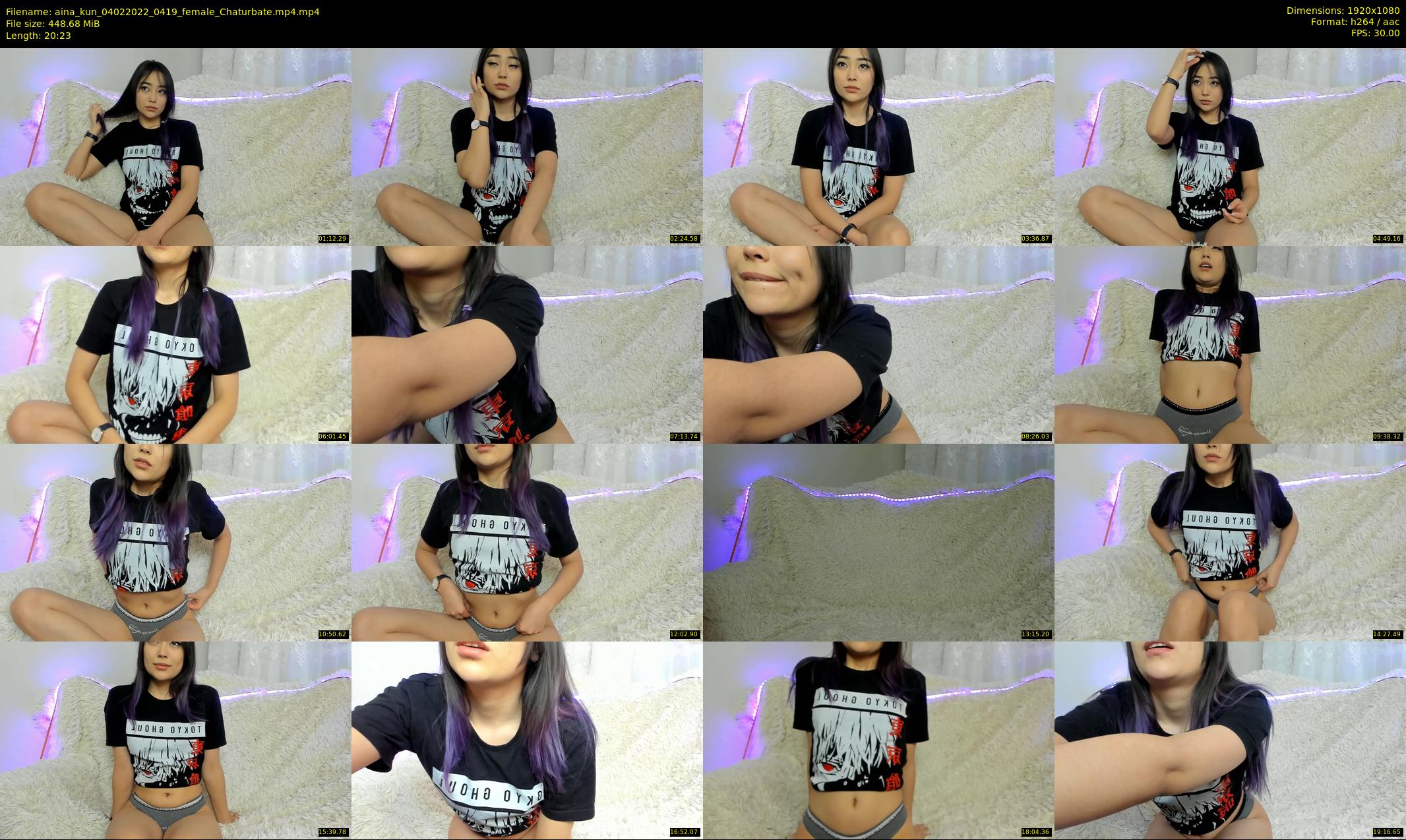aina_kun — 21 minute Chaturbate female cam show recording, 1080p, Feb 4, 2022