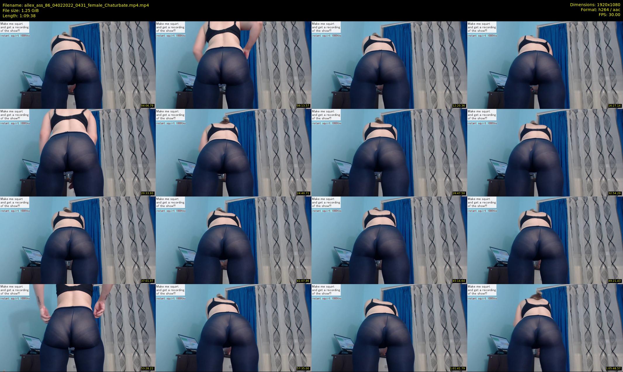 allex_ass_86 — 70 minute Chaturbate female cam show recording, 1080p, Feb 4, 2022