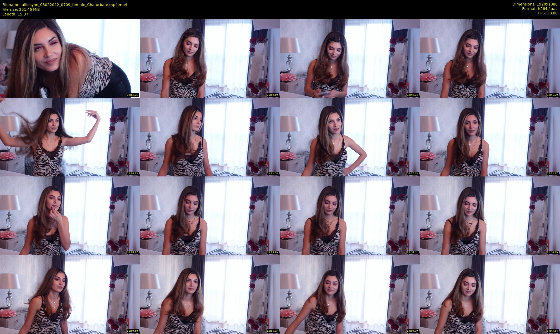 alliesynn — 16 minute Chaturbate female cam show recording, 1080p, Feb 3, 2022