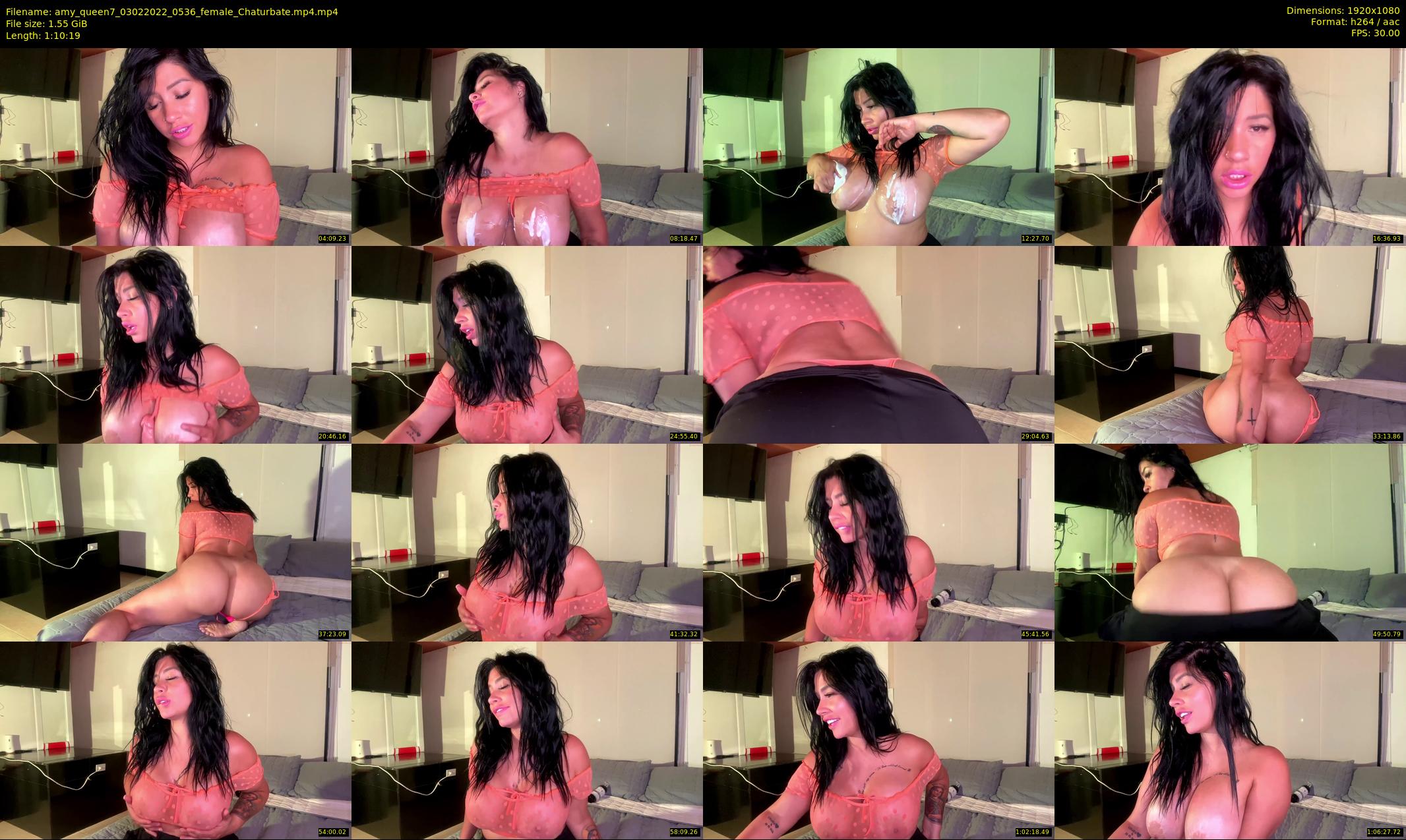 amy_queen7 — 71 minute Chaturbate female cam show recording, 1080p, Feb 3, 2022
