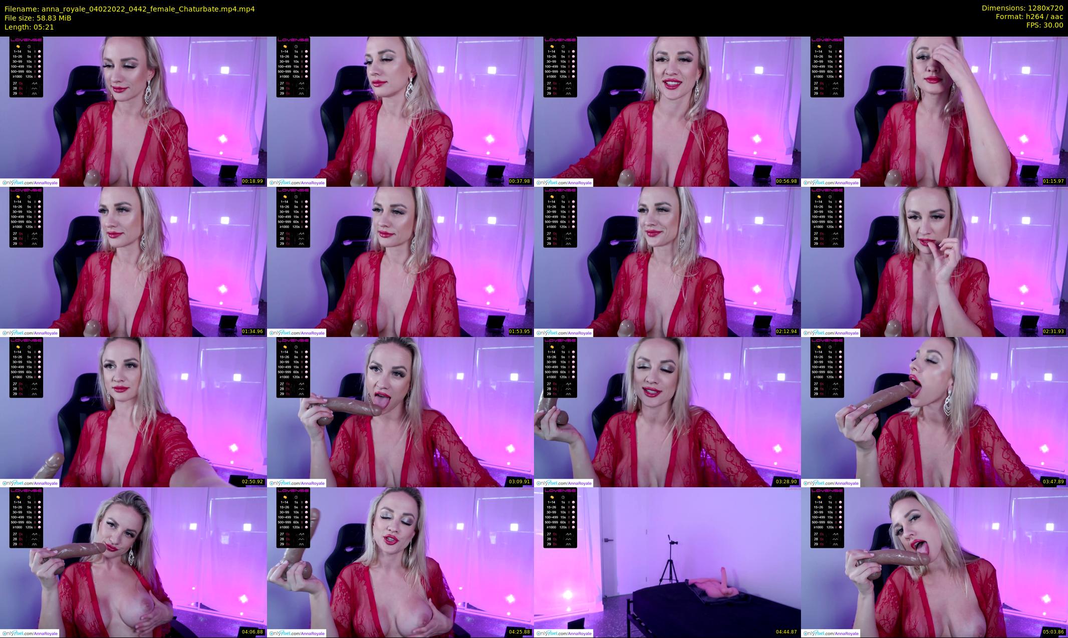 anna_royale — 6 minute Chaturbate female cam show recording, 720p, Feb 4, 2022
