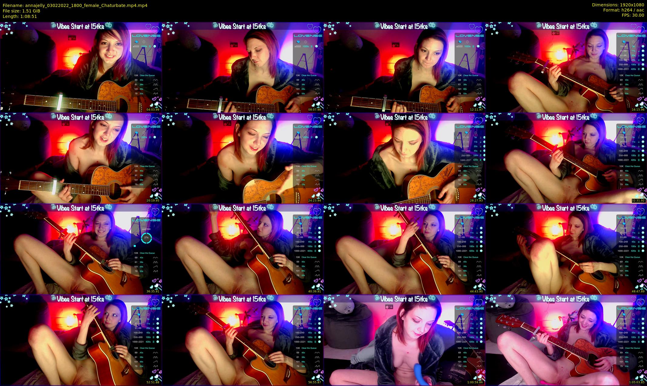 annajelly — 69 minute Chaturbate couple cam show recording, 1080p, Feb 3, 2022