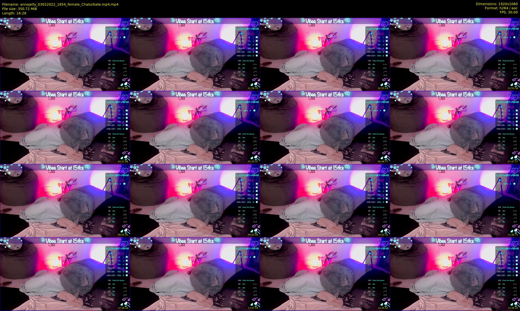 annajelly — 17 minute Chaturbate couple cam show recording, 1080p, Feb 3, 2022