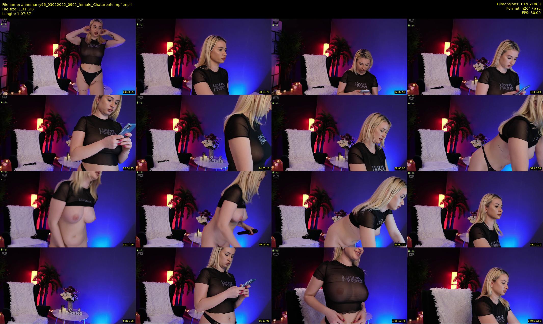 annemarry96 — 68 minute Chaturbate female cam show recording, 1080p, Feb 3, 2022