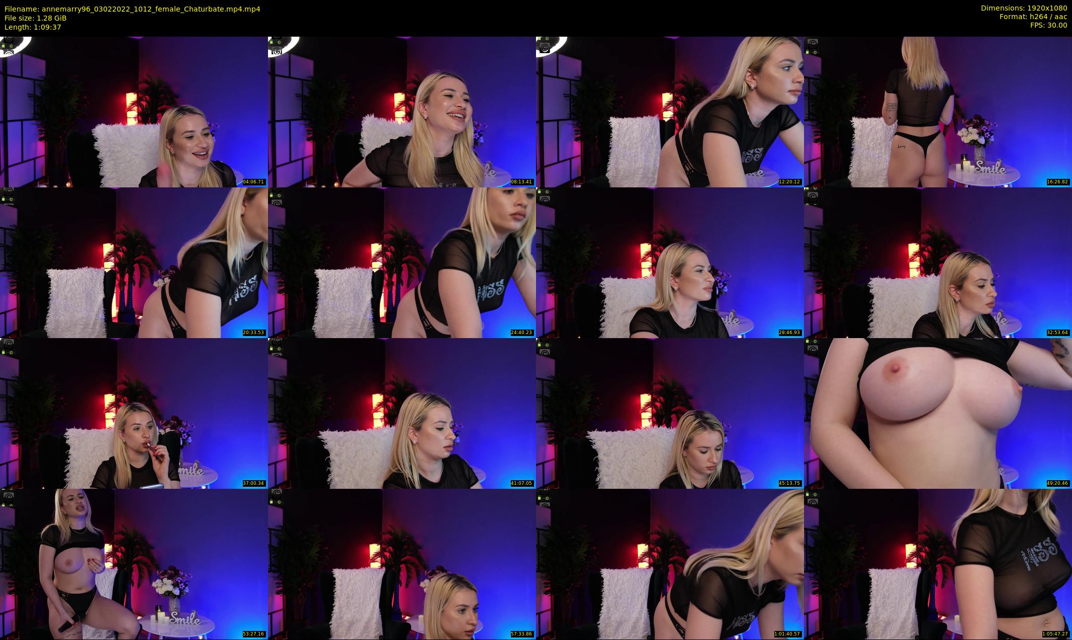 annemarry96 — 70 minute Chaturbate female cam show recording, 1080p, Feb 3, 2022