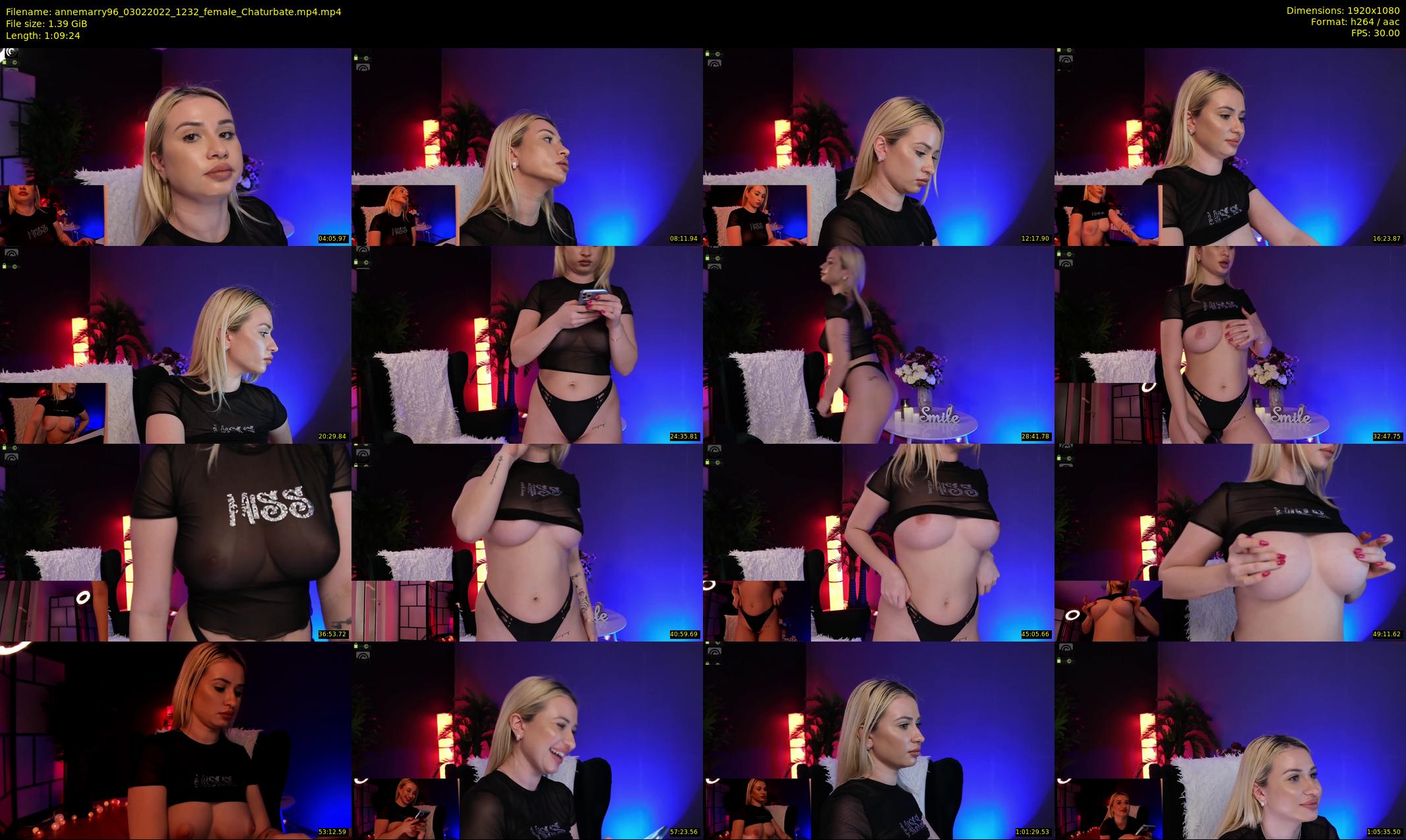 annemarry96 — 70 minute Chaturbate female cam show recording, 1080p, Feb 3, 2022