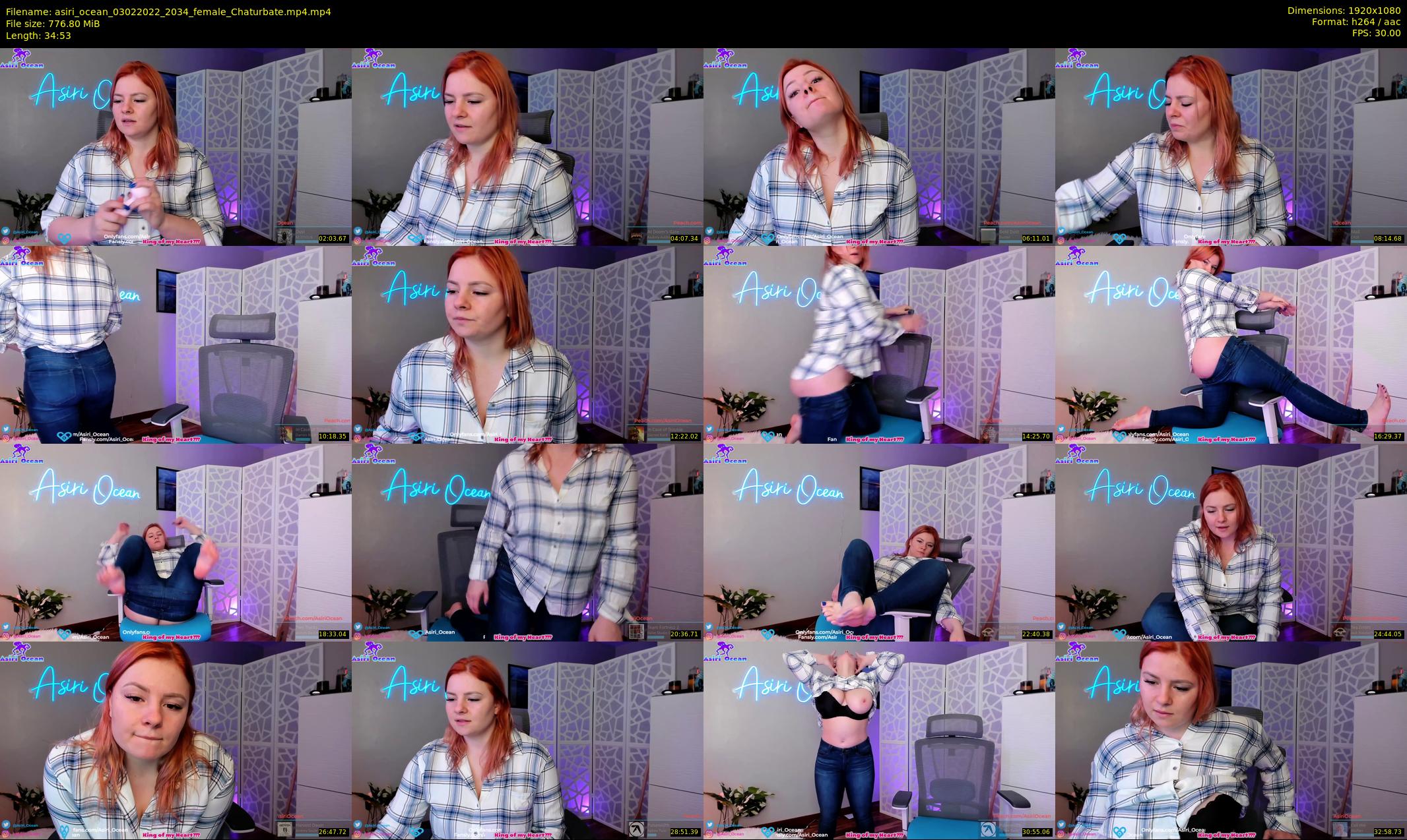 asiri_ocean — 35 minute Chaturbate female cam show recording, 1080p, Feb 3, 2022