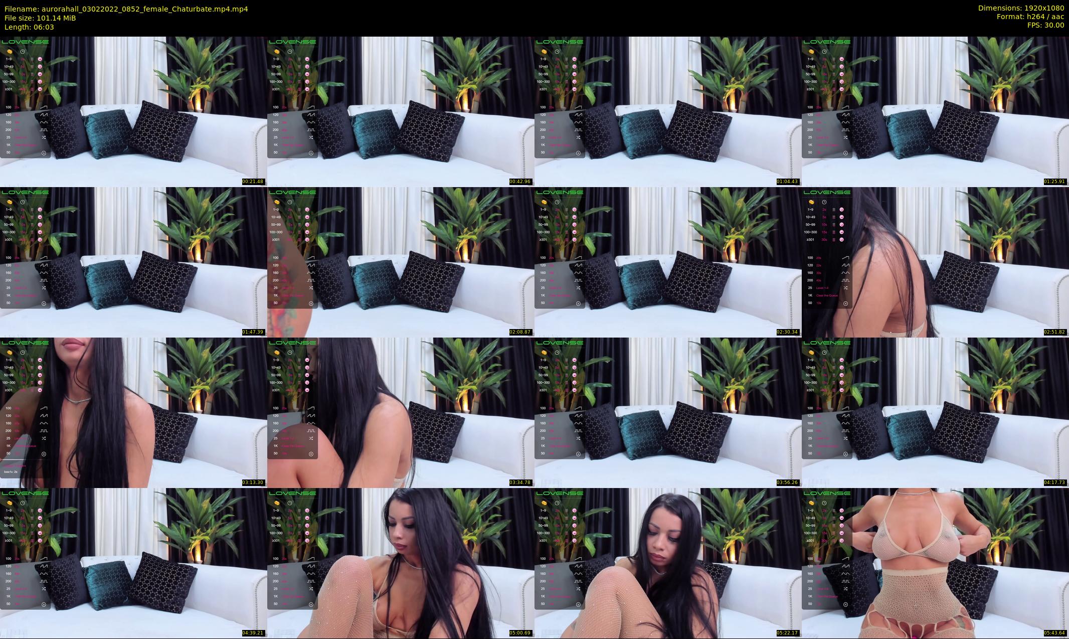 aurorahall — 7 minute Chaturbate female cam show recording, 1080p, Feb 3, 2022