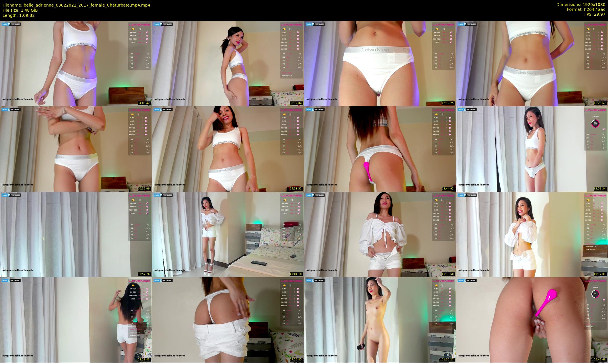belle_adrienne — 70 minute Chaturbate couple cam show recording, 1080p, Feb 3, 2022