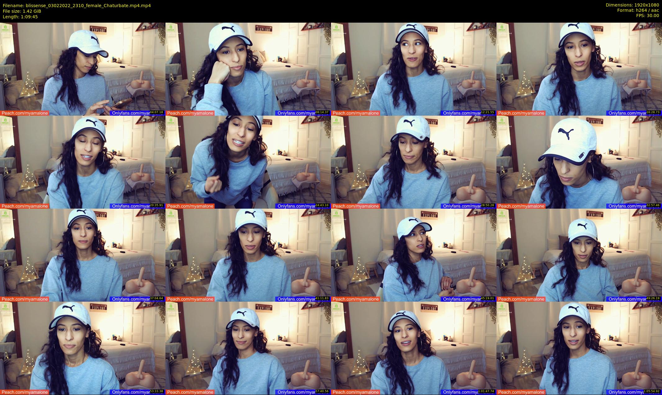 blissense — 70 minute Chaturbate female cam show recording, 1080p, Feb 3, 2022