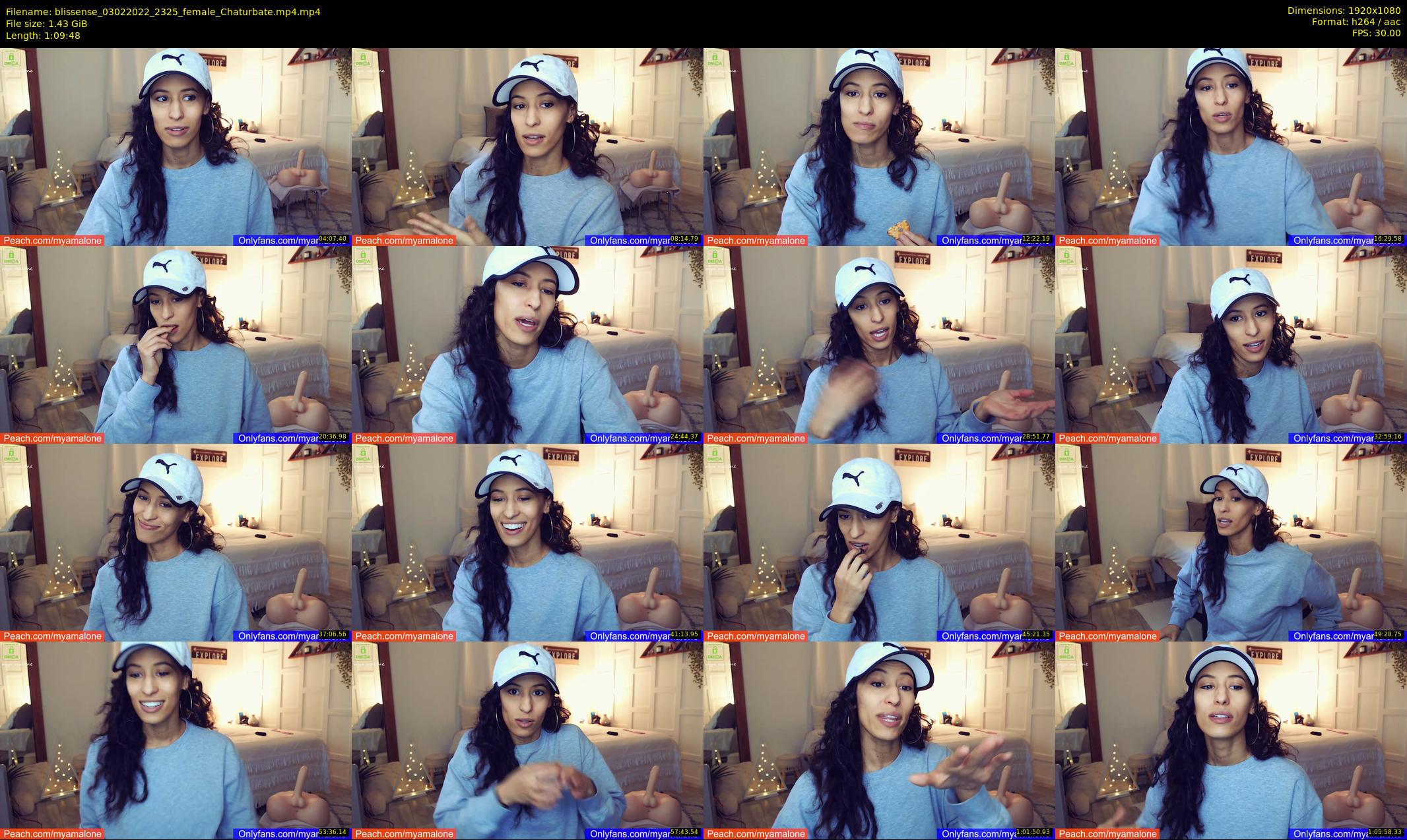 blissense — 70 minute Chaturbate female cam show recording, 1080p, Feb 3, 2022
