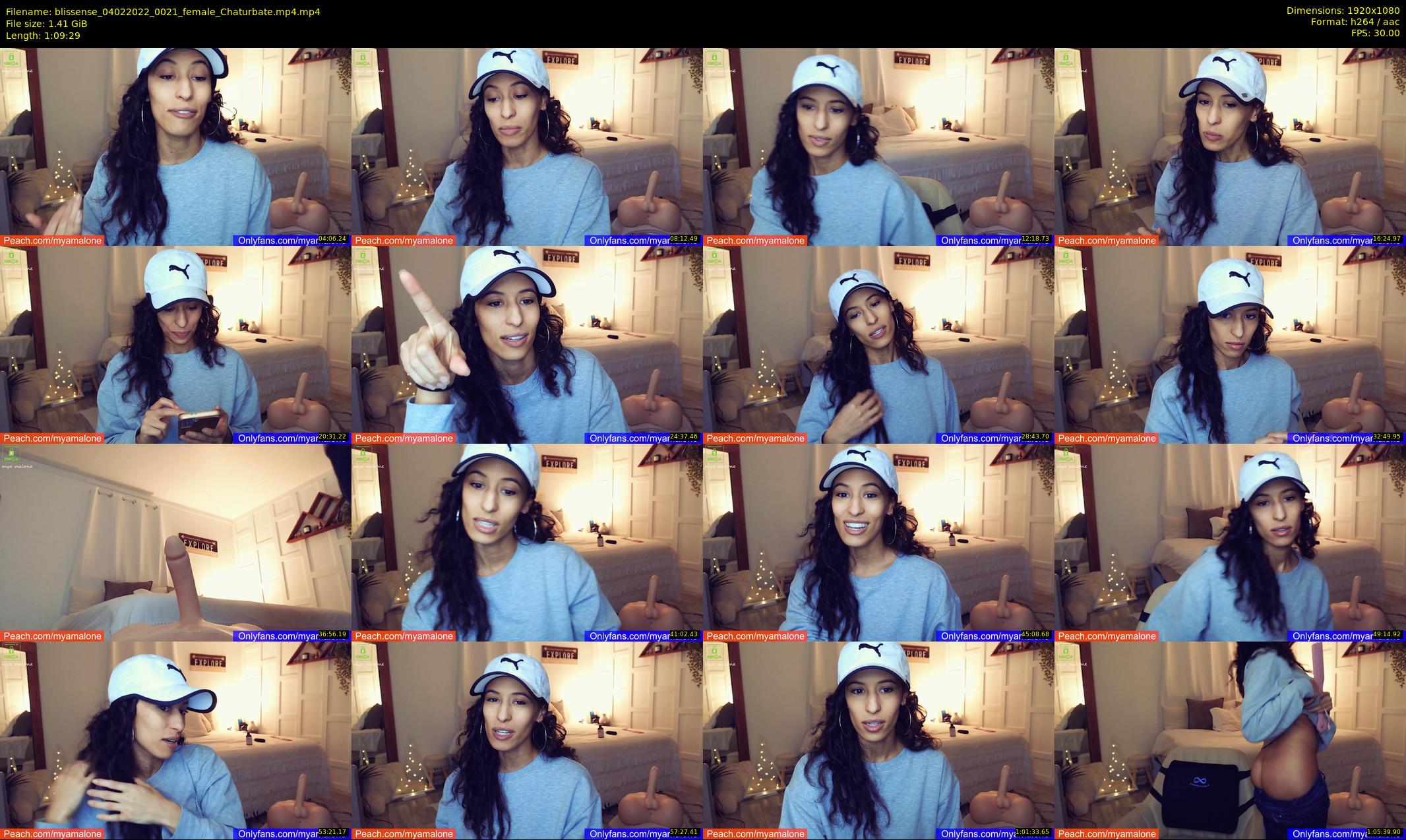 blissense — 70 minute Chaturbate female cam show recording, 1080p, Feb 4, 2022
