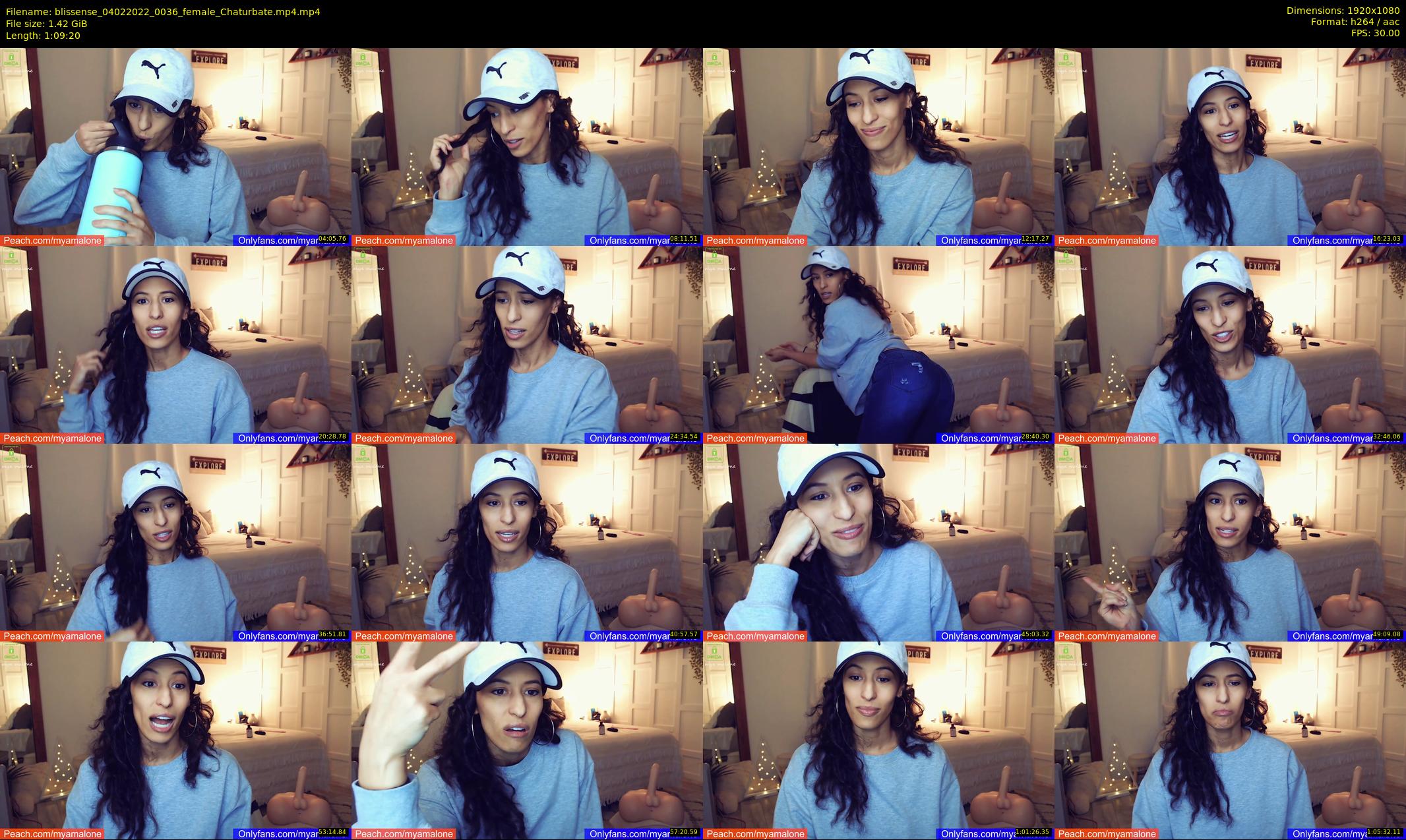 blissense — 70 minute Chaturbate female cam show recording, 1080p, Feb 4, 2022