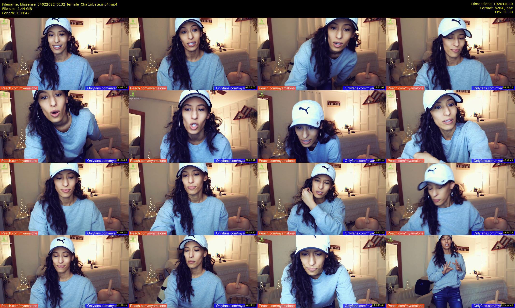 blissense — 70 minute Chaturbate female cam show recording, 1080p, Feb 4, 2022