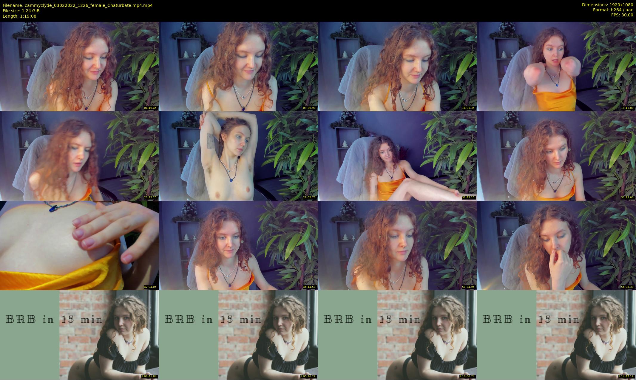 cammyclyde — 80 minute Chaturbate female cam show recording, 1080p, Feb 3, 2022