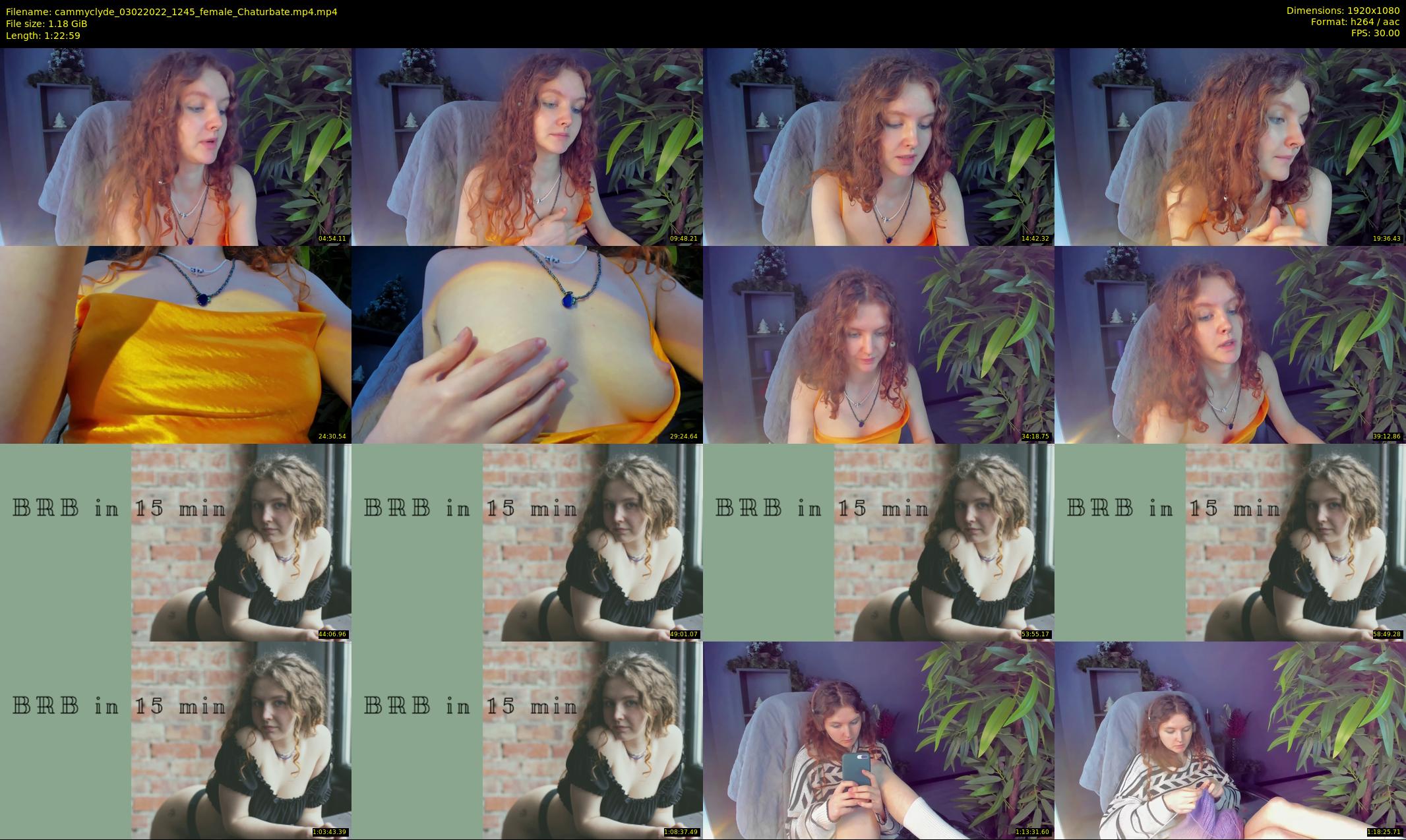 cammyclyde — 83 minute Chaturbate female cam show recording, 1080p, Feb 3, 2022