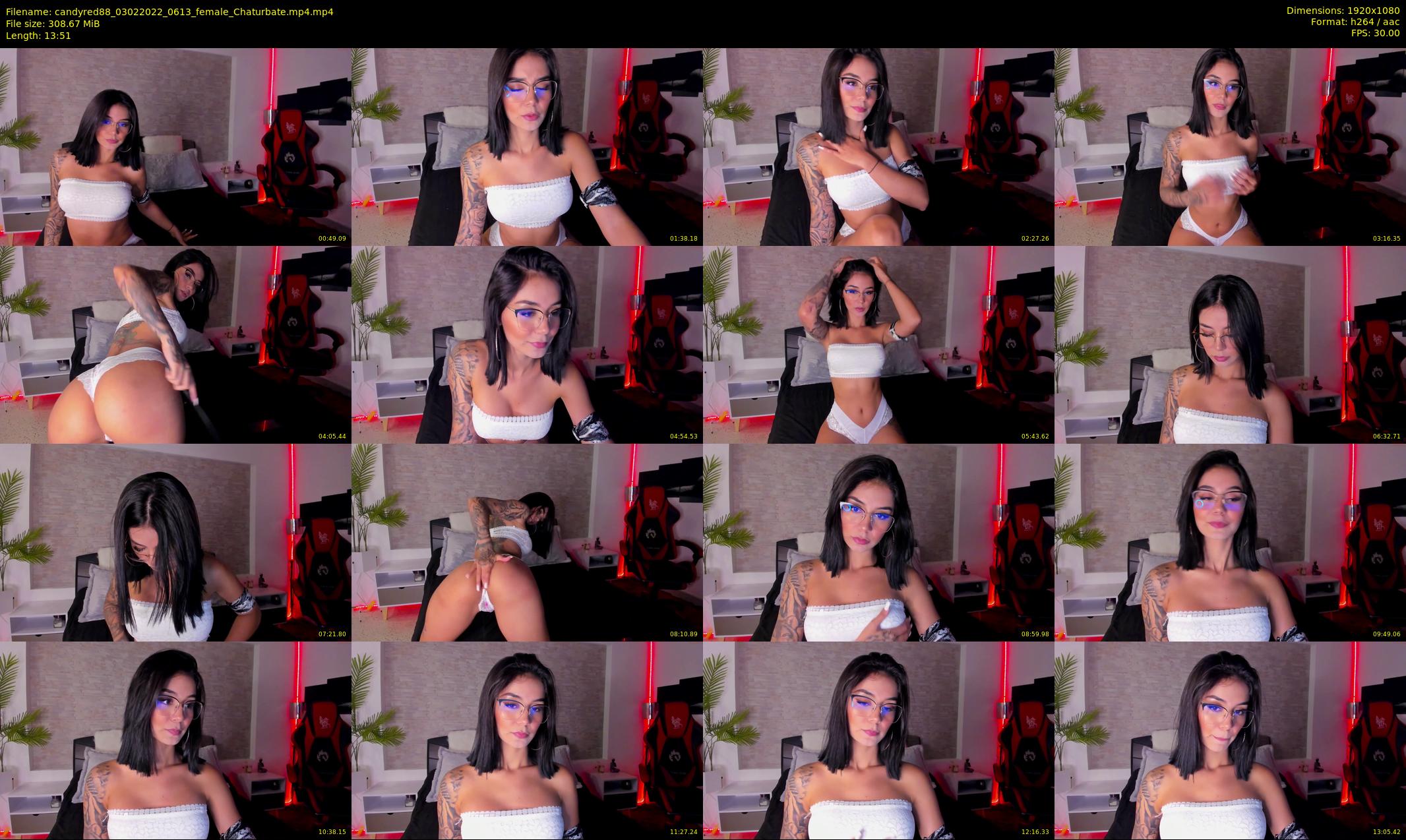 candyred88 — 14 minute Chaturbate female cam show recording, 1080p, Feb 3, 2022