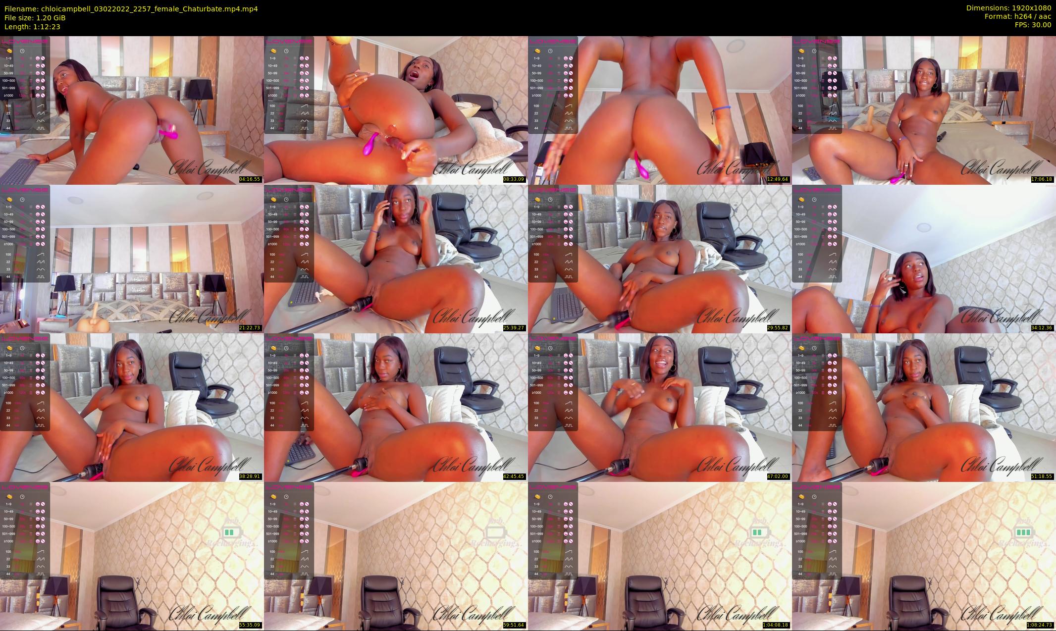 chloicampbell — 73 minute Chaturbate female cam show recording, 1080p, Feb 3, 2022