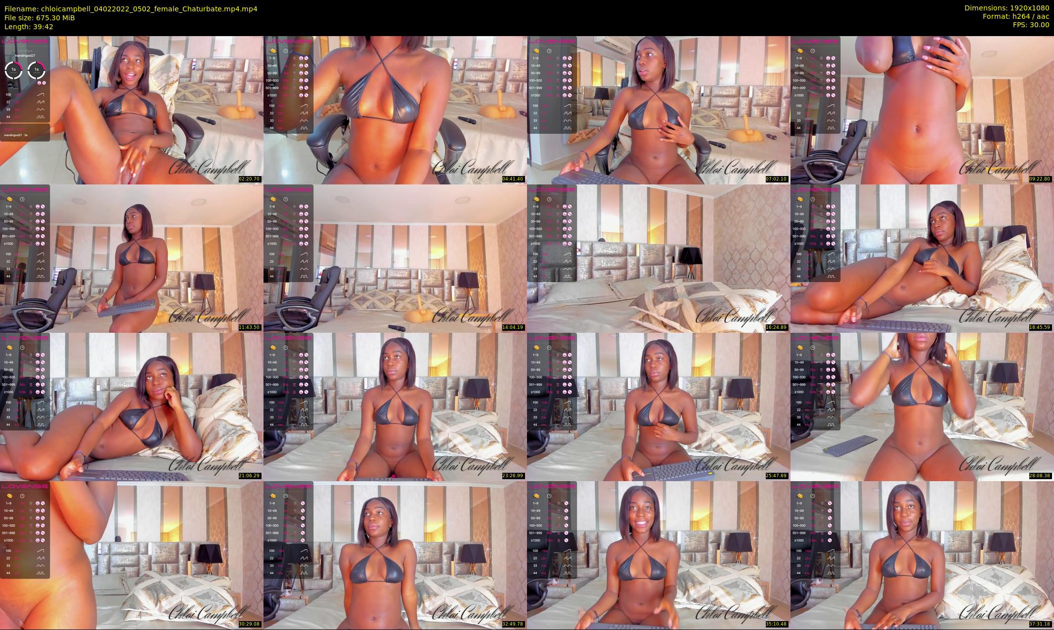 chloicampbell — 40 minute Chaturbate female cam show recording, 1080p, Feb 4, 2022