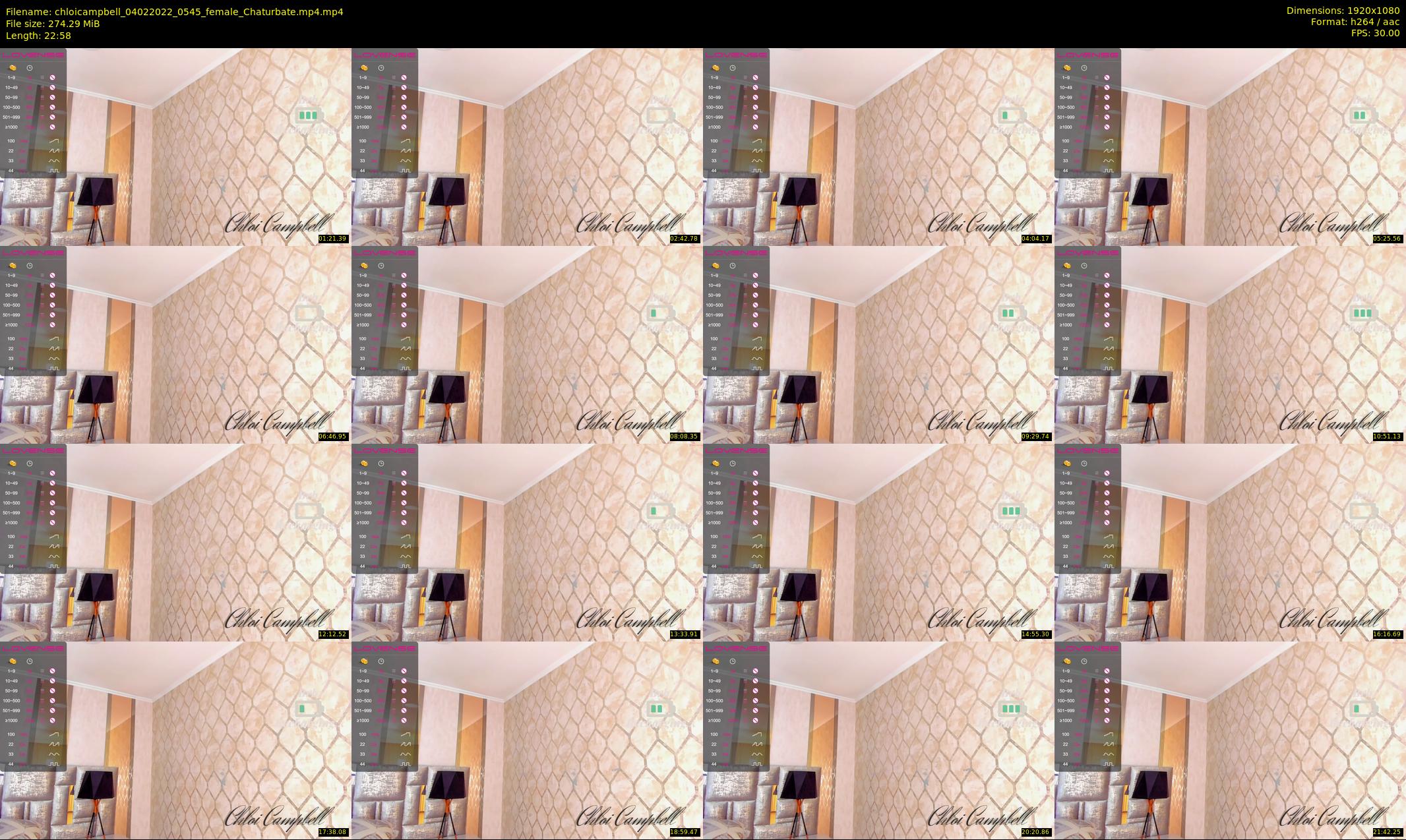 chloicampbell — 23 minute Chaturbate female cam show recording, 1080p, Feb 4, 2022