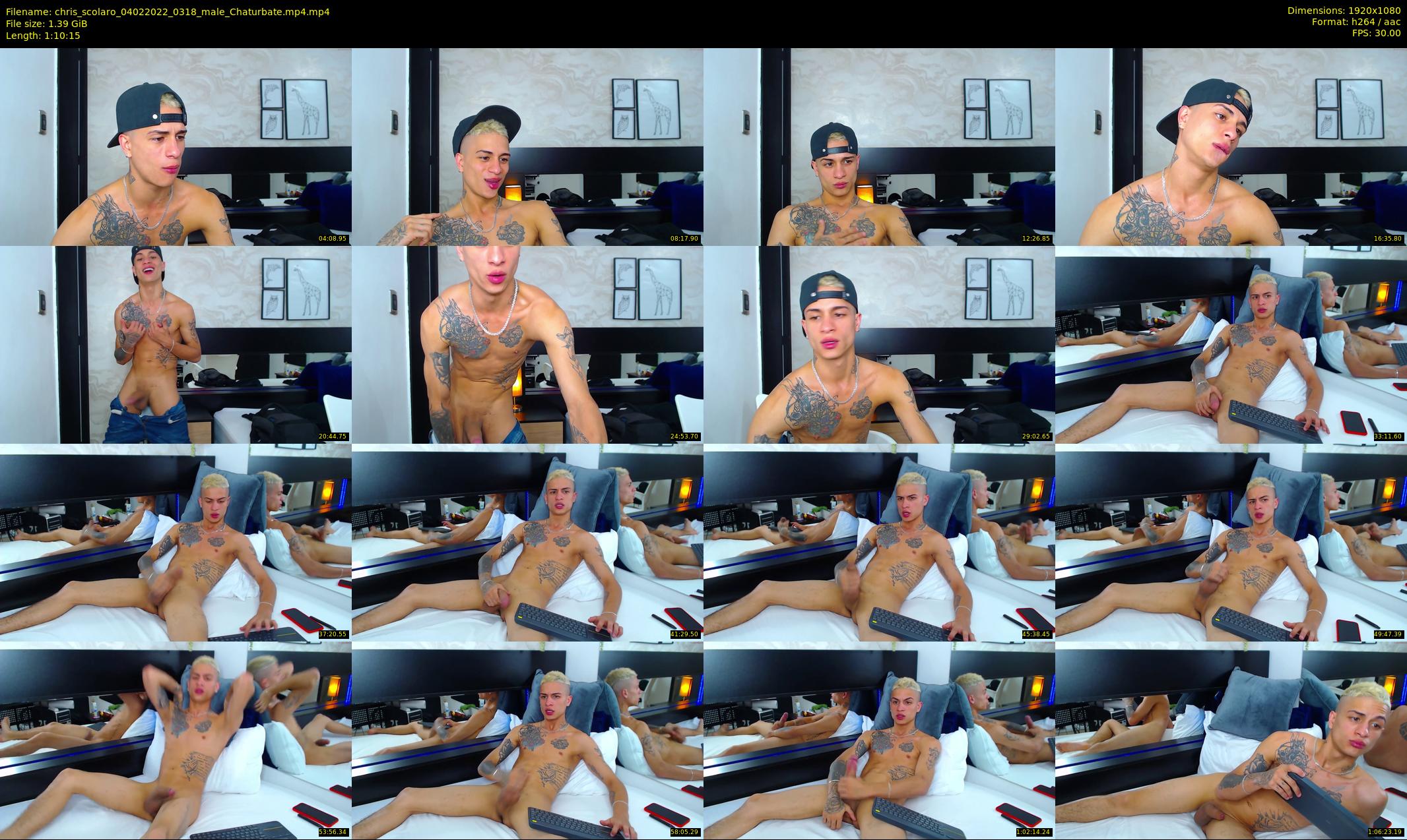 chris_scolaro — 71 minute Chaturbate male cam show recording, 1080p, Feb 4, 2022