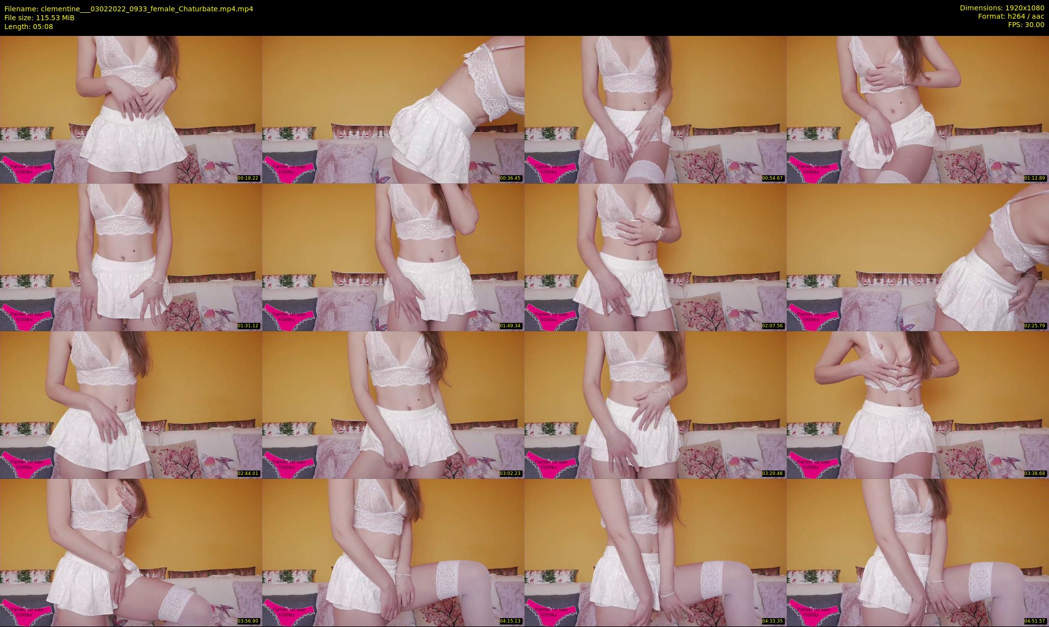 clementine__ — 6 minute Chaturbate female cam show recording, 1080p, Feb 3, 2022