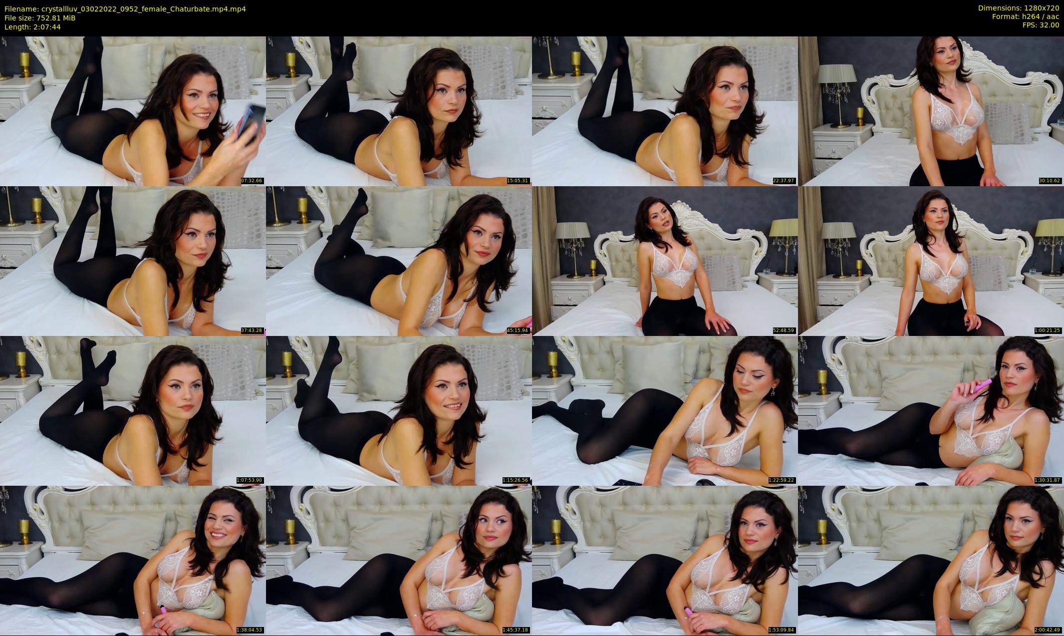 crystallluv — 128 minute Chaturbate female cam show recording, 720p, Feb 3, 2022