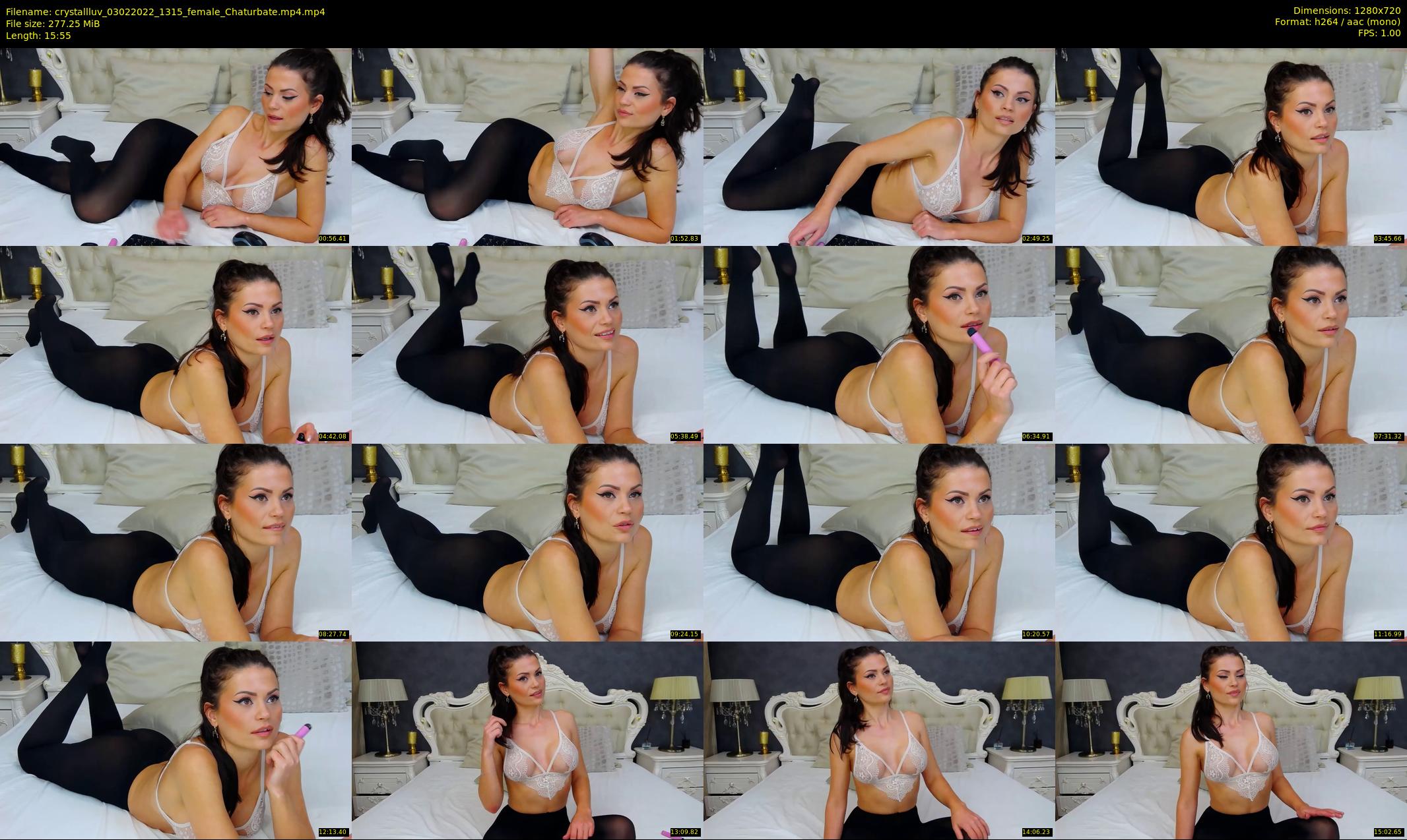 crystallluv — 16 minute Chaturbate female cam show recording, 720p, Feb 3, 2022