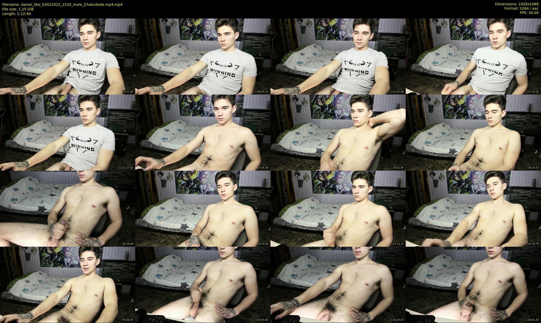 daniel_like — 73 minute Chaturbate male cam show recording, 1080p, Feb 3, 2022