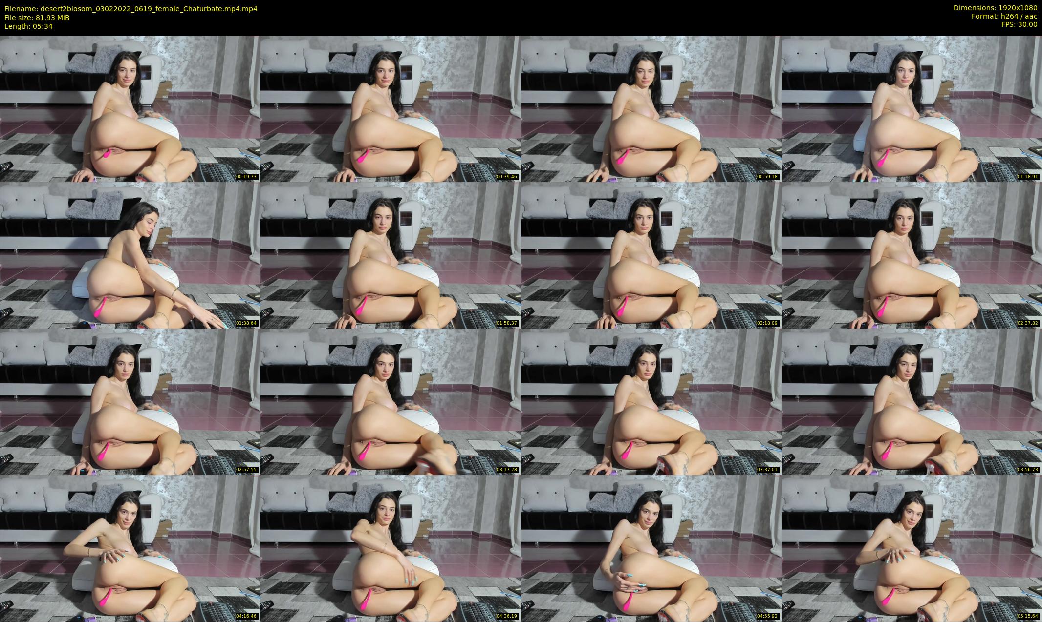 desert2blosom — 6 minute Chaturbate female cam show recording, 1080p, Feb 3, 2022