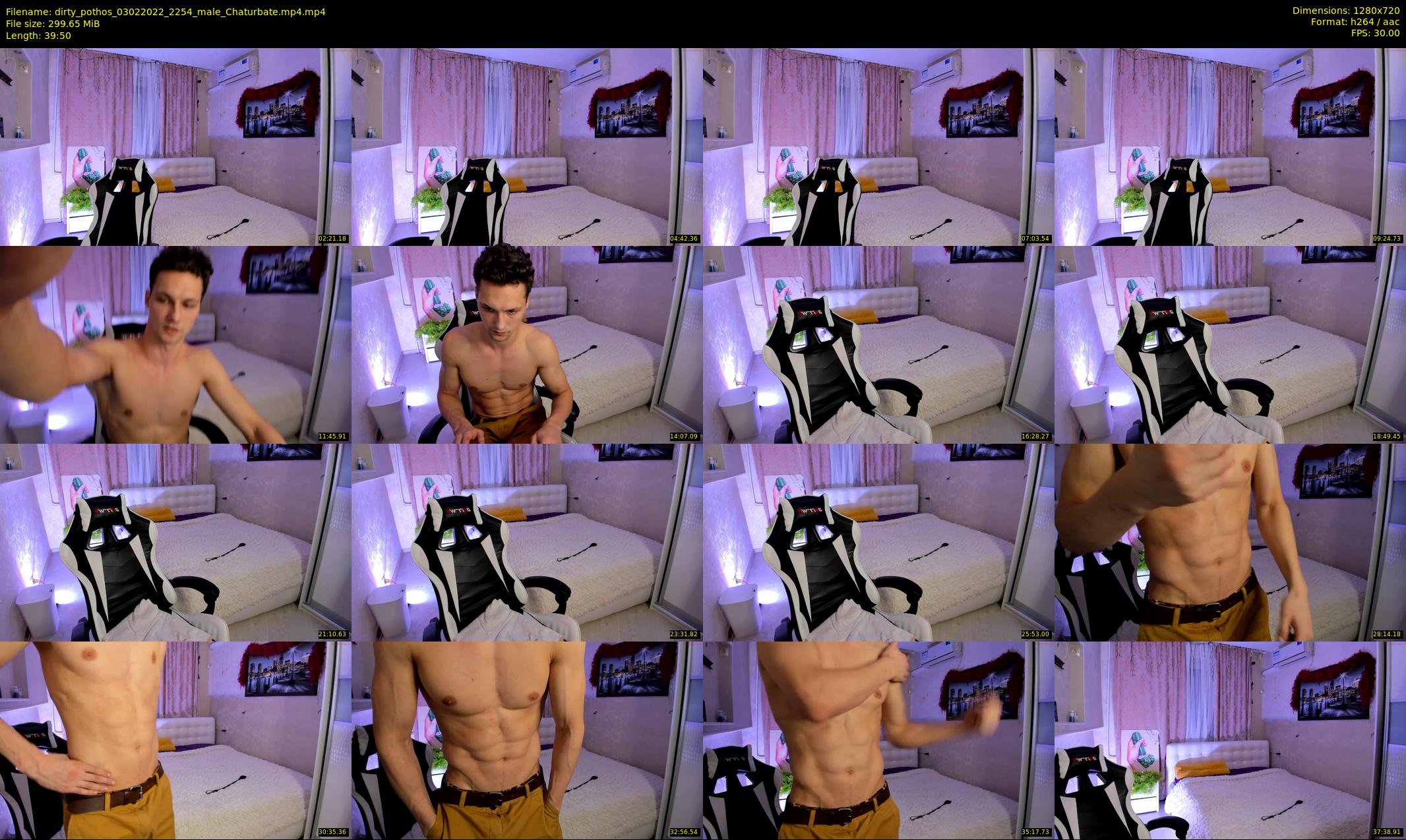 dirty_pothos — 40 minute Chaturbate male cam show recording, 720p, Feb 3, 2022