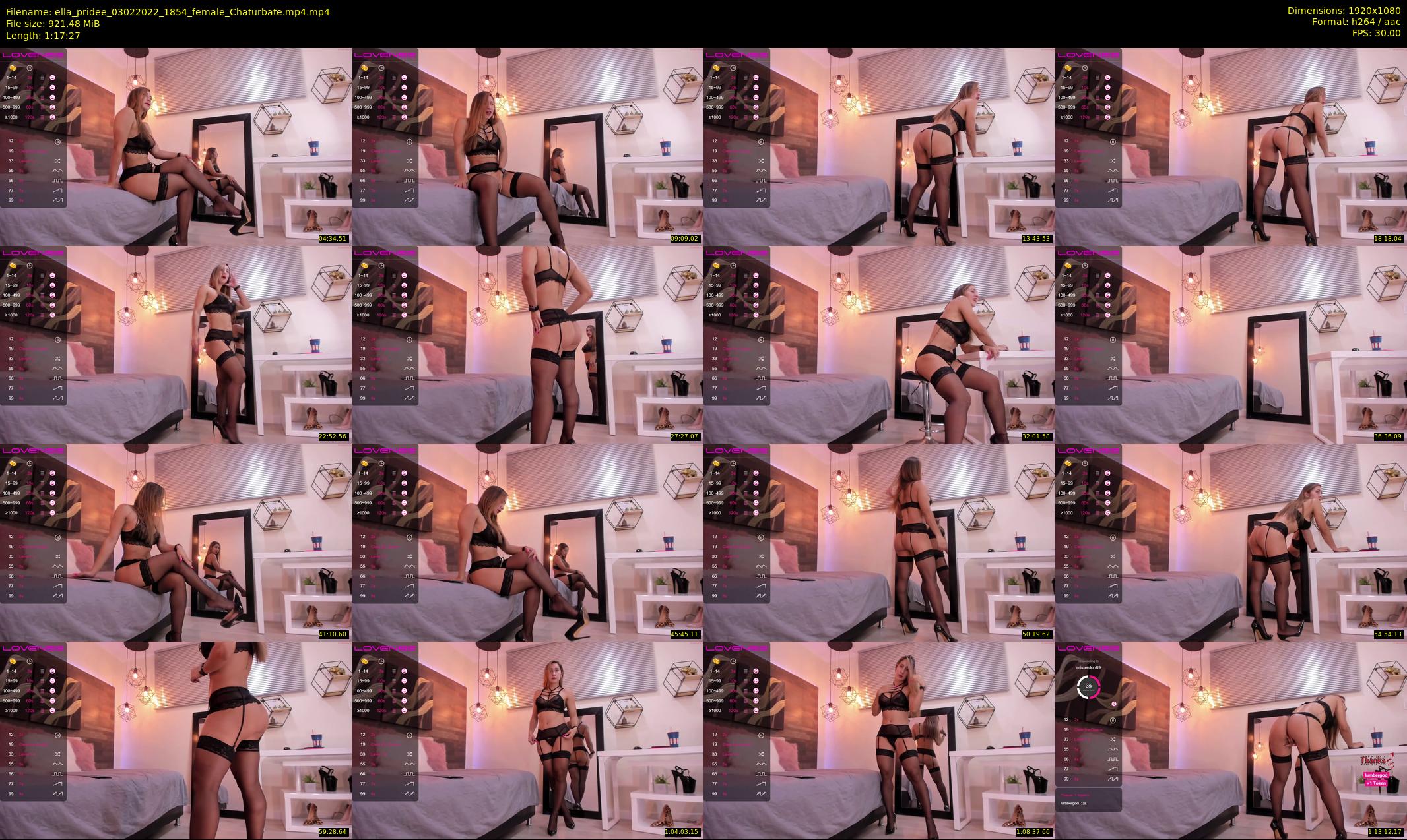 ella_pridee — 78 minute Chaturbate female cam show recording, 1080p, Feb 3, 2022