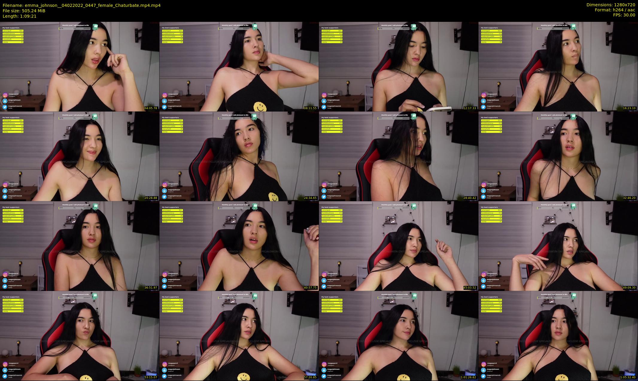 emma_johnson_ — 70 minute Chaturbate female cam show recording, 720p, Feb 4, 2022