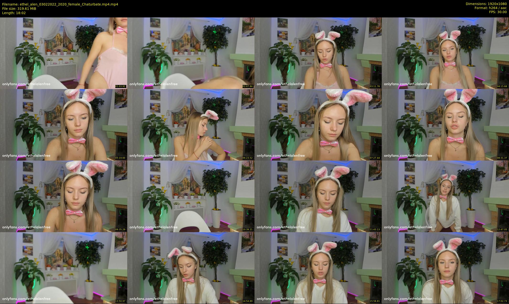 ethel_alen — 19 minute Chaturbate female cam show recording, 1080p, Feb 3, 2022