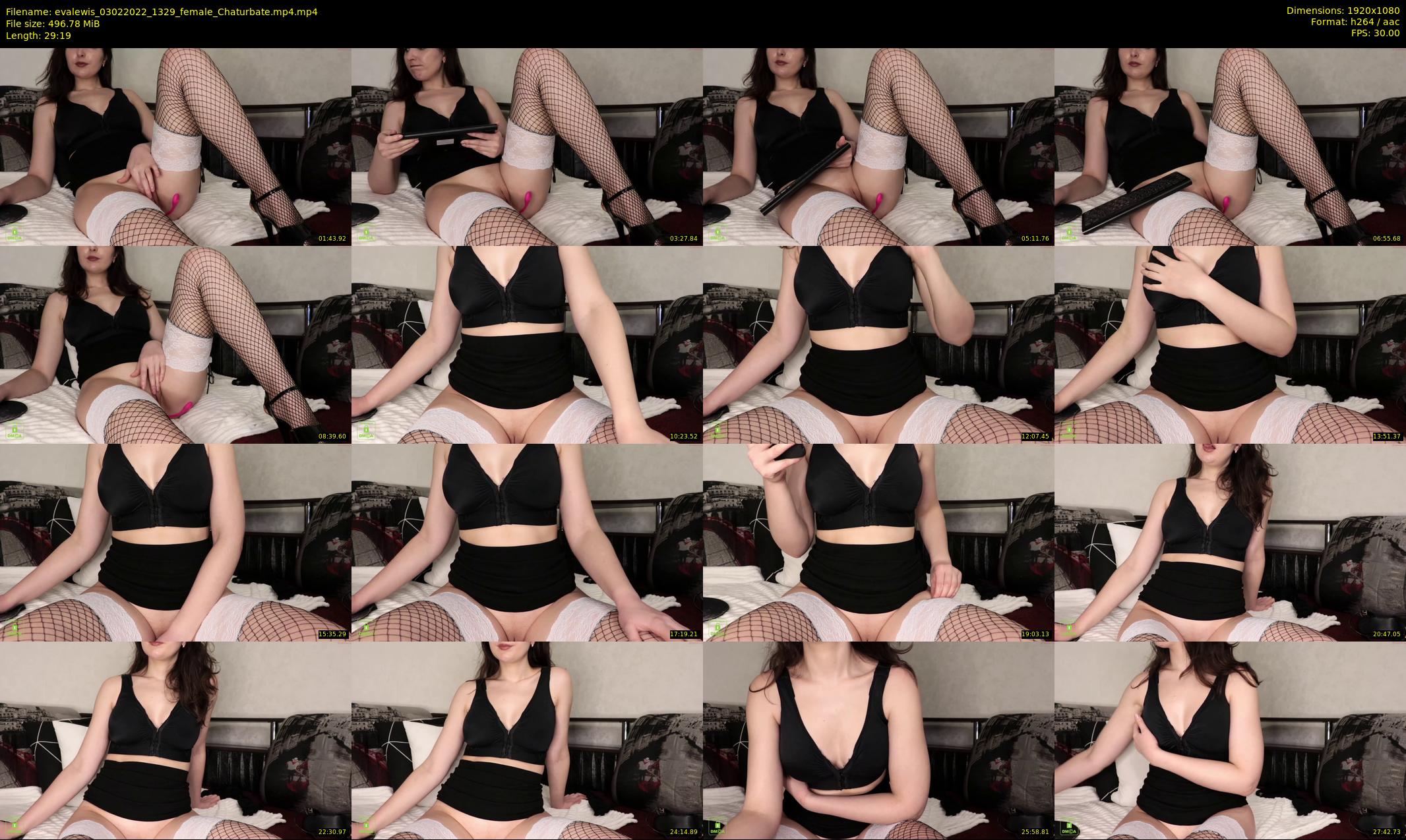 evalewis — 30 minute Chaturbate female cam show recording, 1080p, Feb 3, 2022