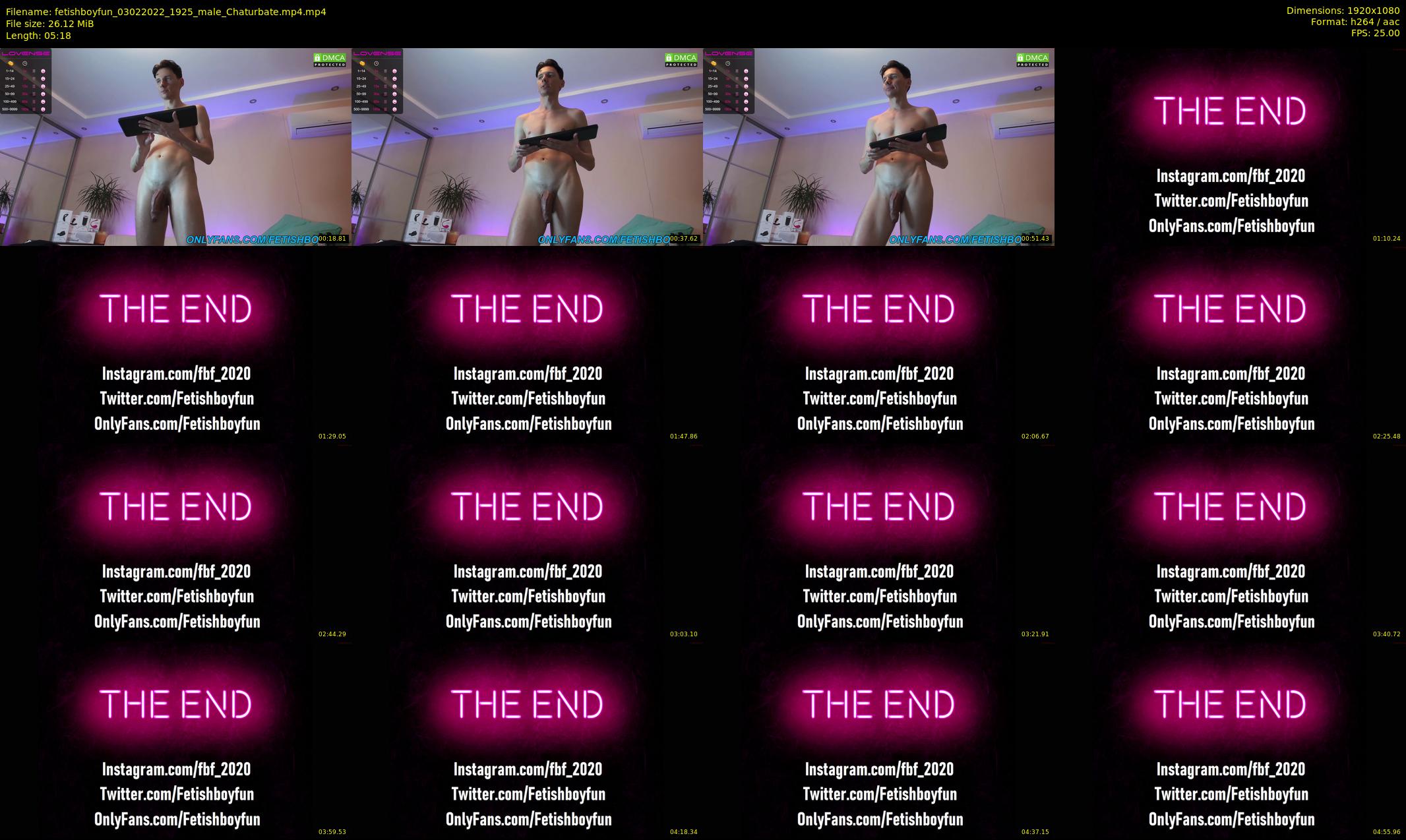 fetishboyfun — 6 minute Chaturbate male cam show recording, 1080p, Feb 3, 2022