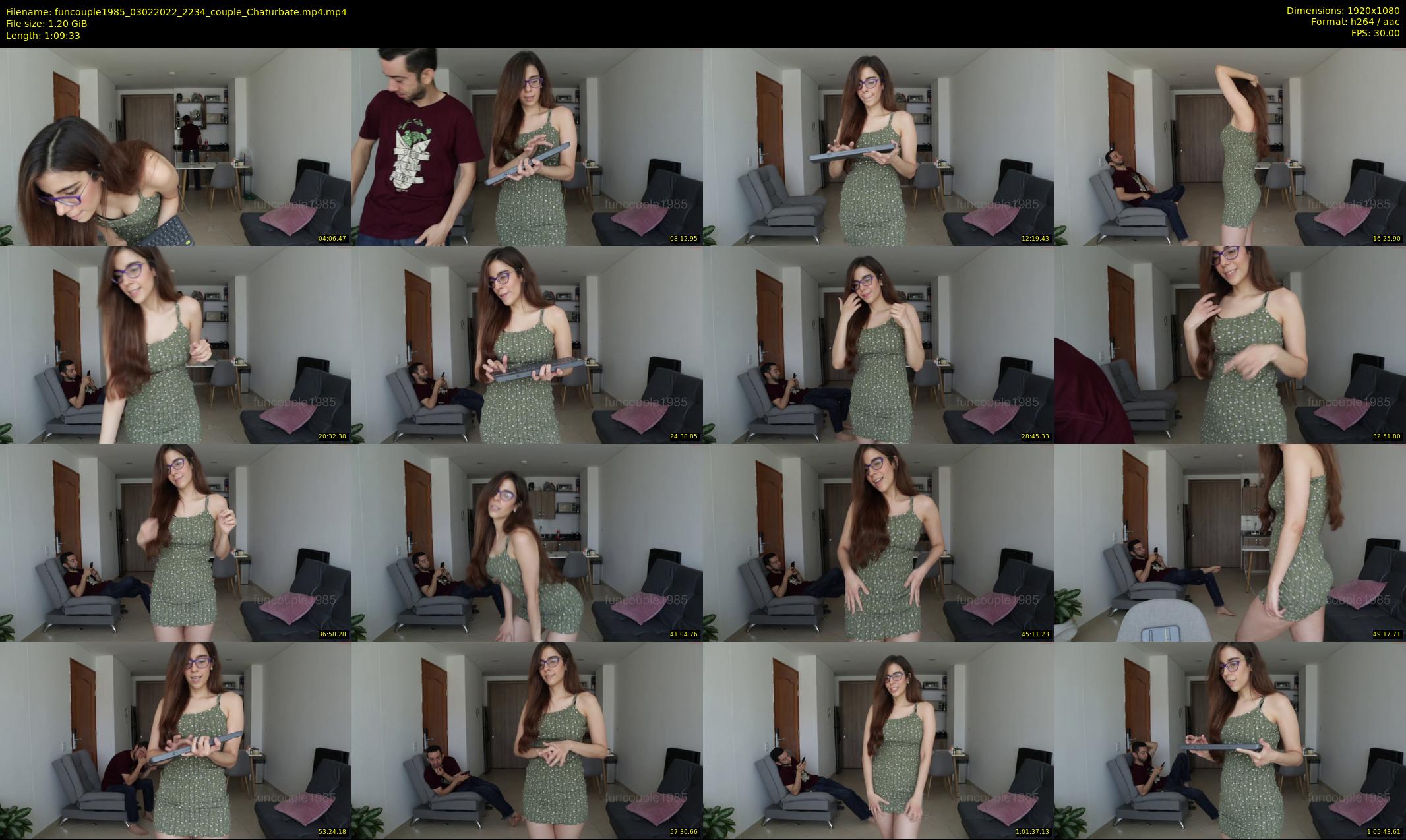 funcouple1985 — 70 minute Chaturbate couple cam show recording, 1080p, Feb 3, 2022
