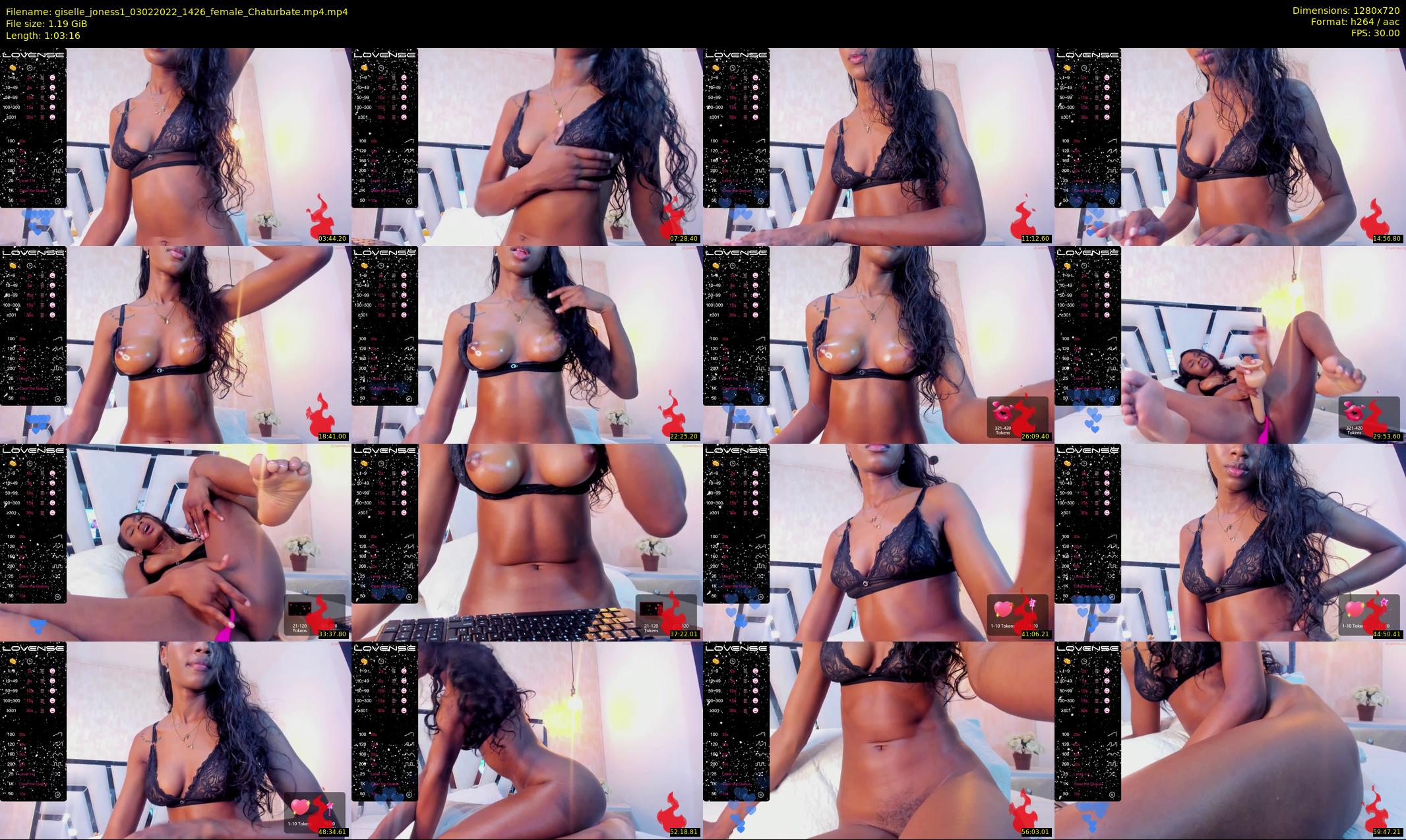 giselle_joness1 — 64 minute Chaturbate female cam show recording, 720p, Feb 3, 2022