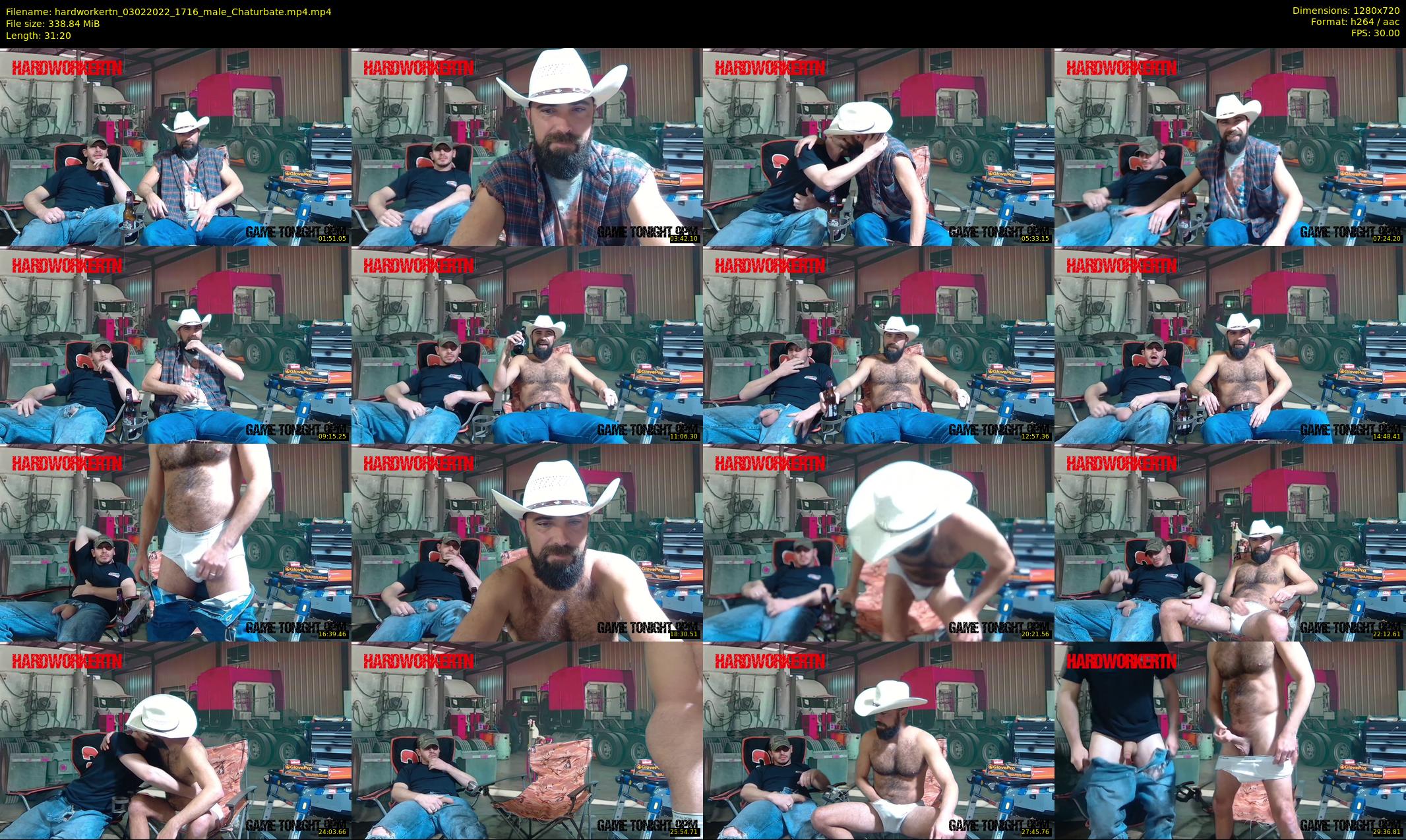 hardworkertn — 32 minute Chaturbate male cam show recording, 720p, Feb 3, 2022