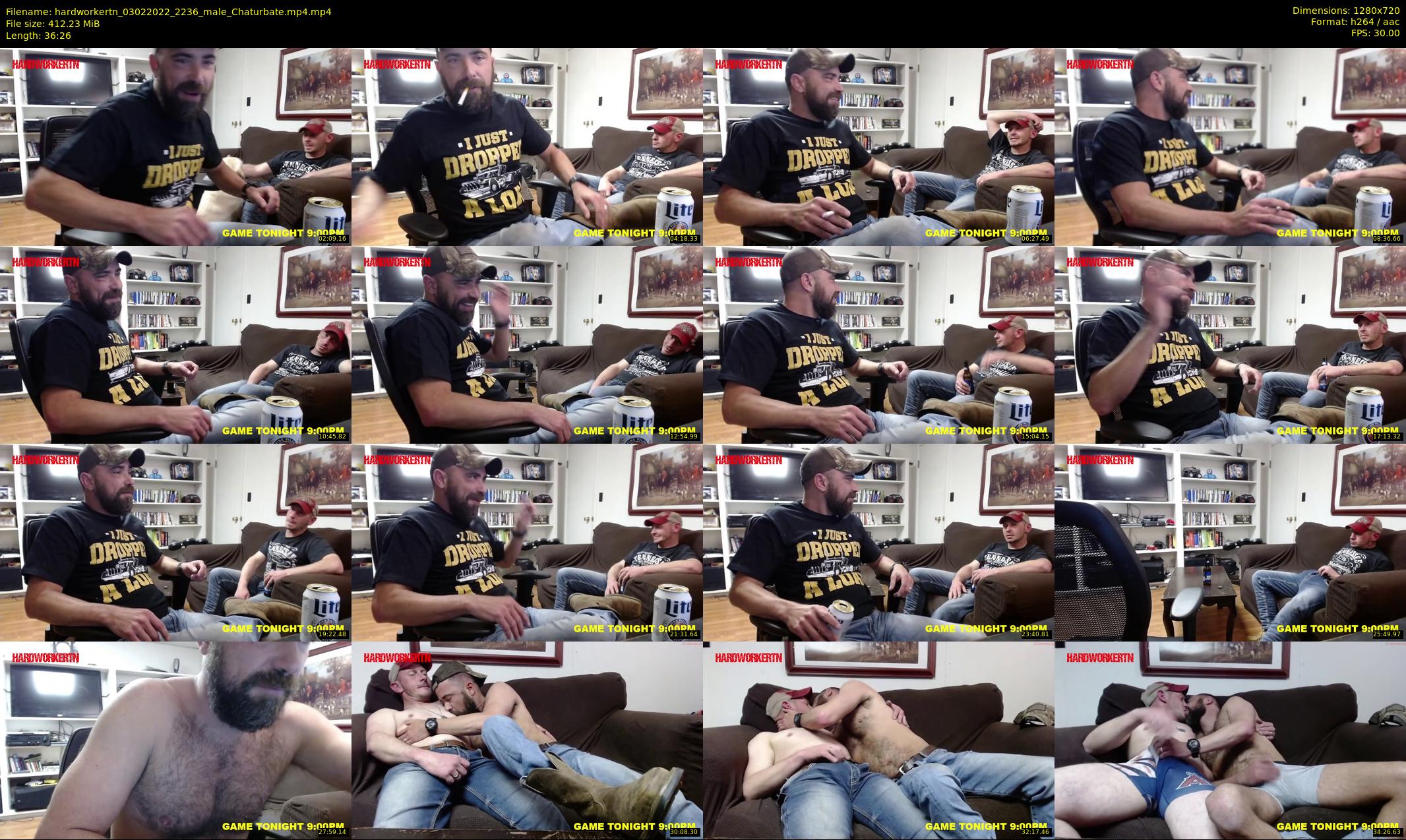 hardworkertn — 37 minute Chaturbate male cam show recording, 720p, Feb 3, 2022