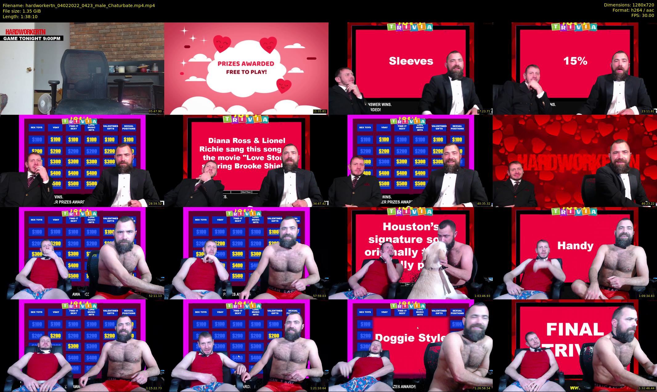 hardworkertn — 99 minute Chaturbate male cam show recording, 720p, Feb 4, 2022